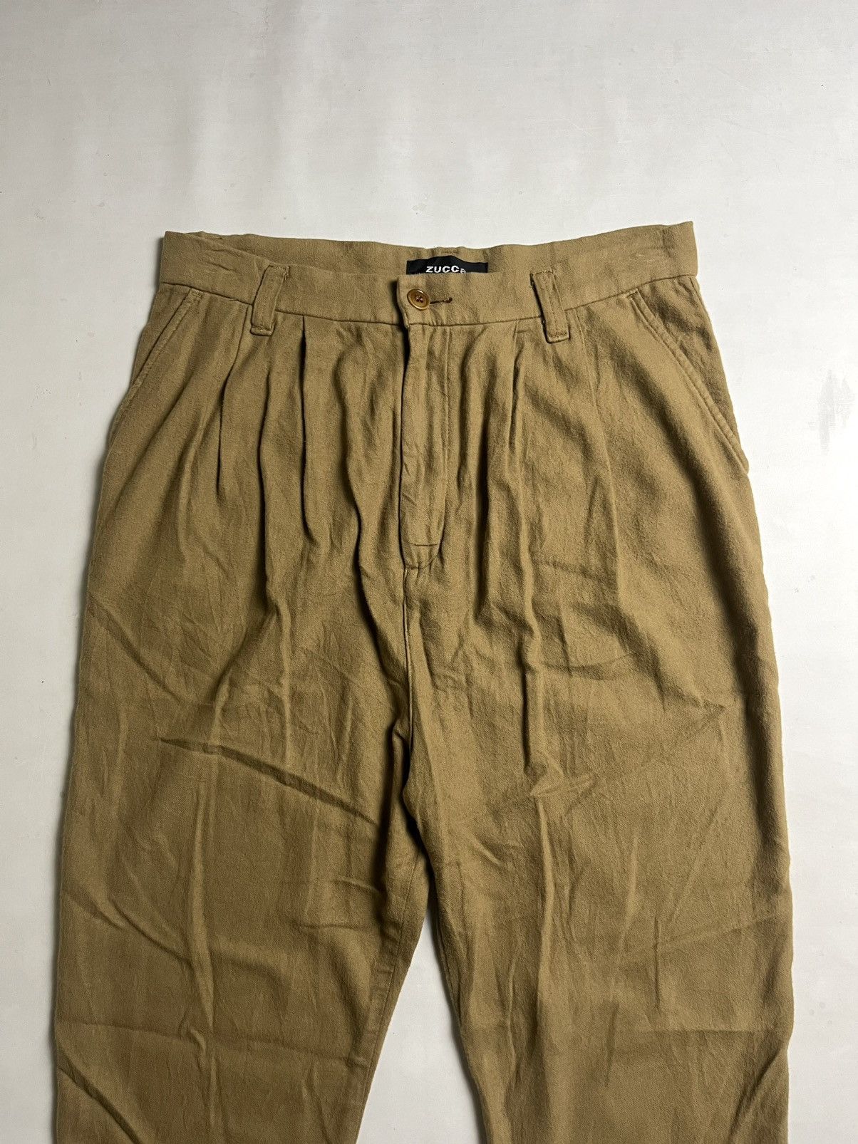 Issey Miyake 🪾Zucca double pleated rayon pants Size US 30 / EU 46 - 2 Thumbnail