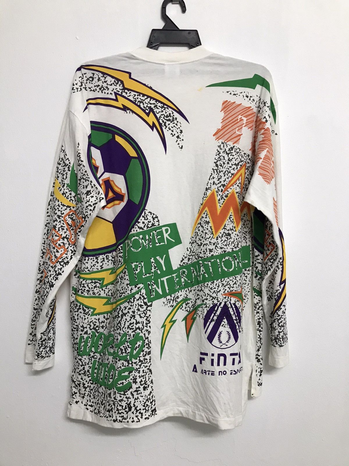 Vintage Vintage Finta World wide Brazil T-Shirt Size US L / EU 52-54 / 3 - 8 Thumbnail