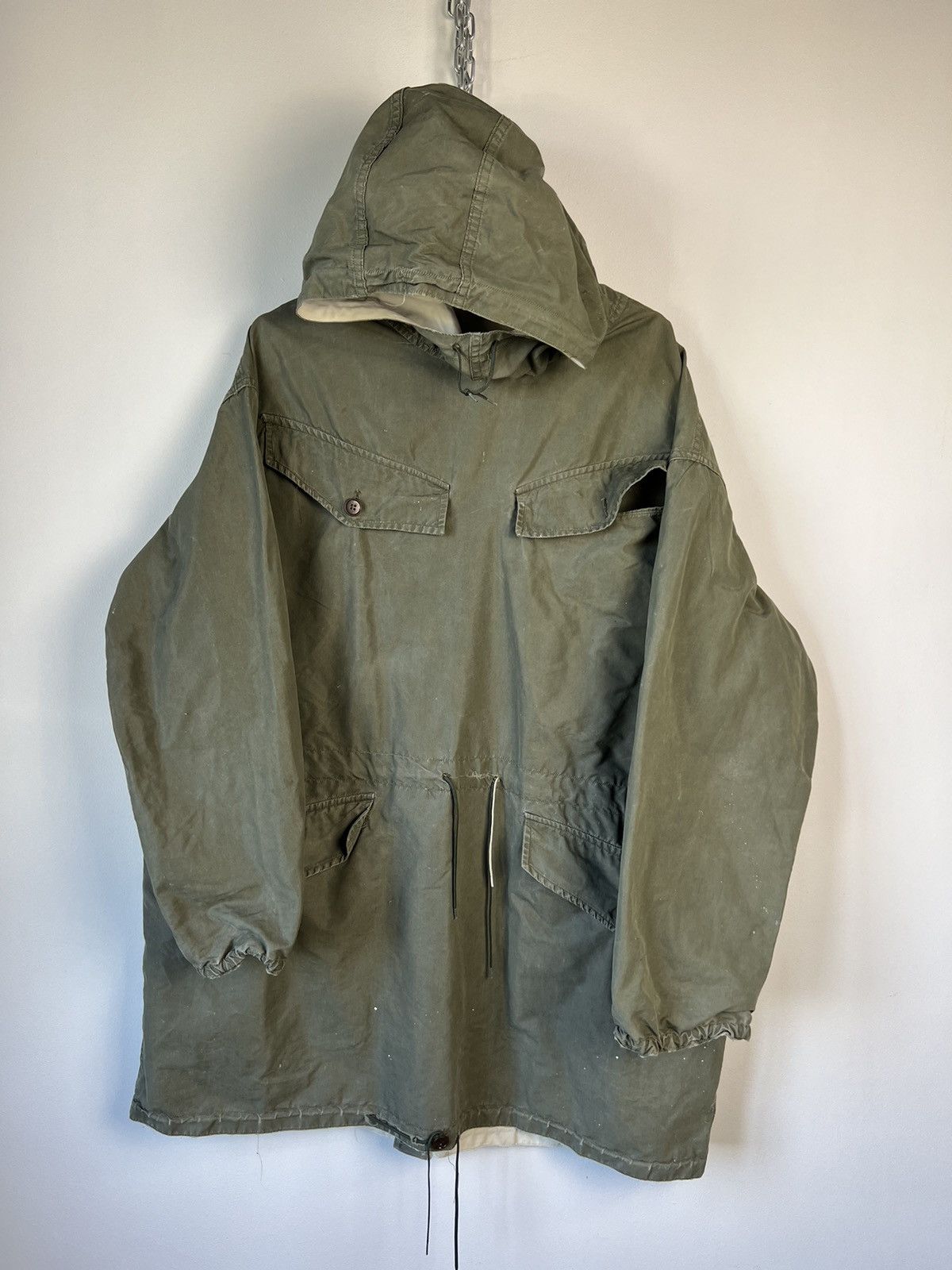 image of Vintage Warein Lille 1964 Reversible Jacket Parka Size ~Xl in Green, Men's