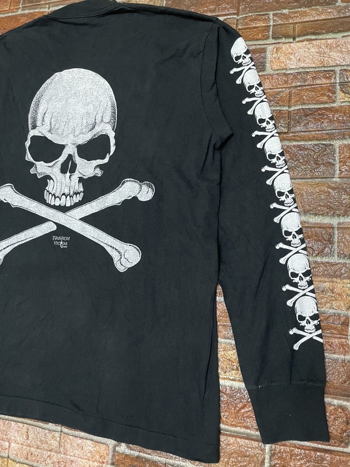 Fashion Victim Vintage Fashion Victim 1991 Skull Size US XL / EU 56 / 4 - 4 Thumbnail