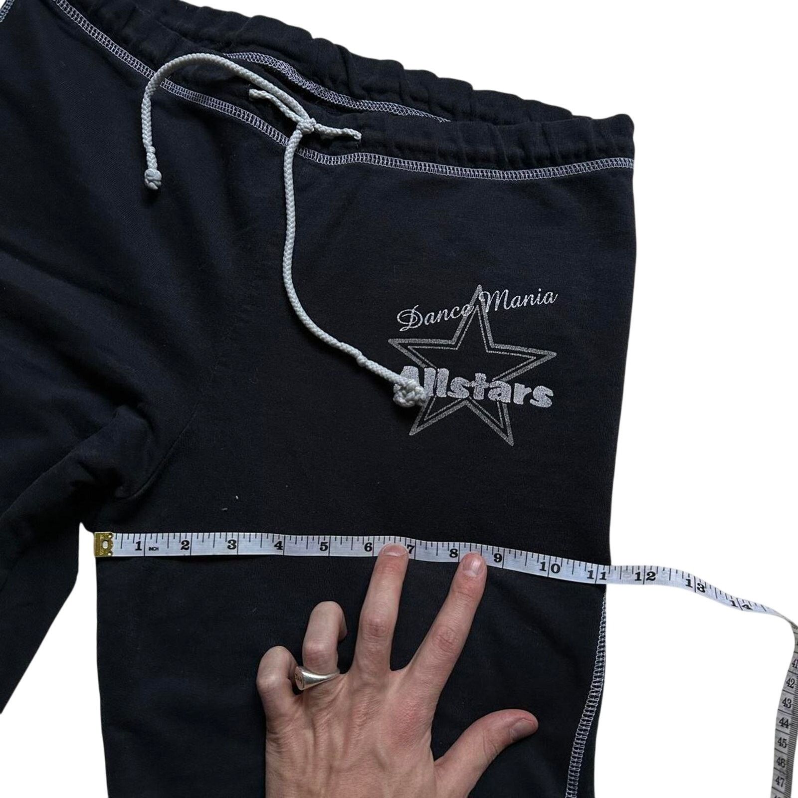 Vintage Dance All Stars Cotton Lounge Stitch Basic Long Shorts Size 28" / US 6 / IT 42 - 5 Thumbnail