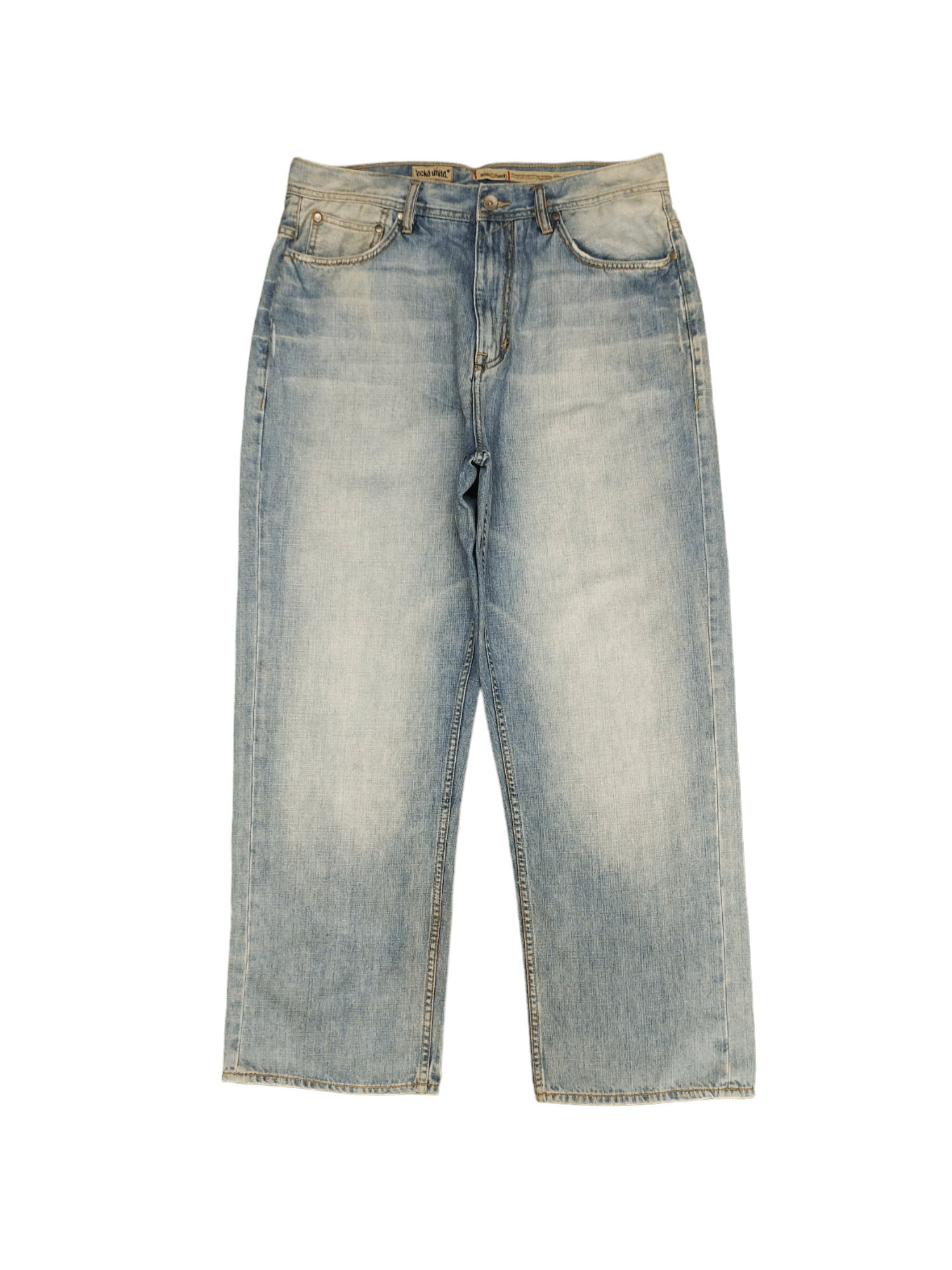 Ecko Unltd. Baggy Jeans Ecko Unltd Light Wash Denim Wide Leg Y2k Size US 36 / EU 52 - 11 Thumbnail