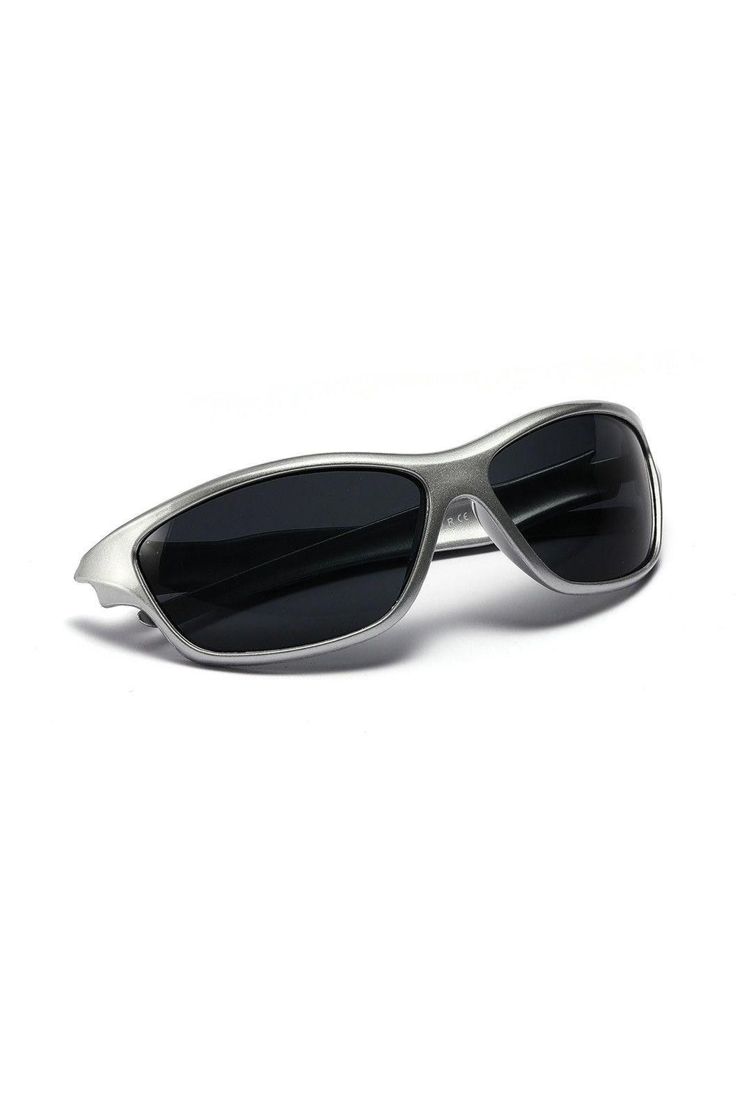 Japanese Brand Vintage Y2k Avant Garde Futuristic Sliver Sunglasses Unisex Size ONE SIZE - 7 Thumbnail