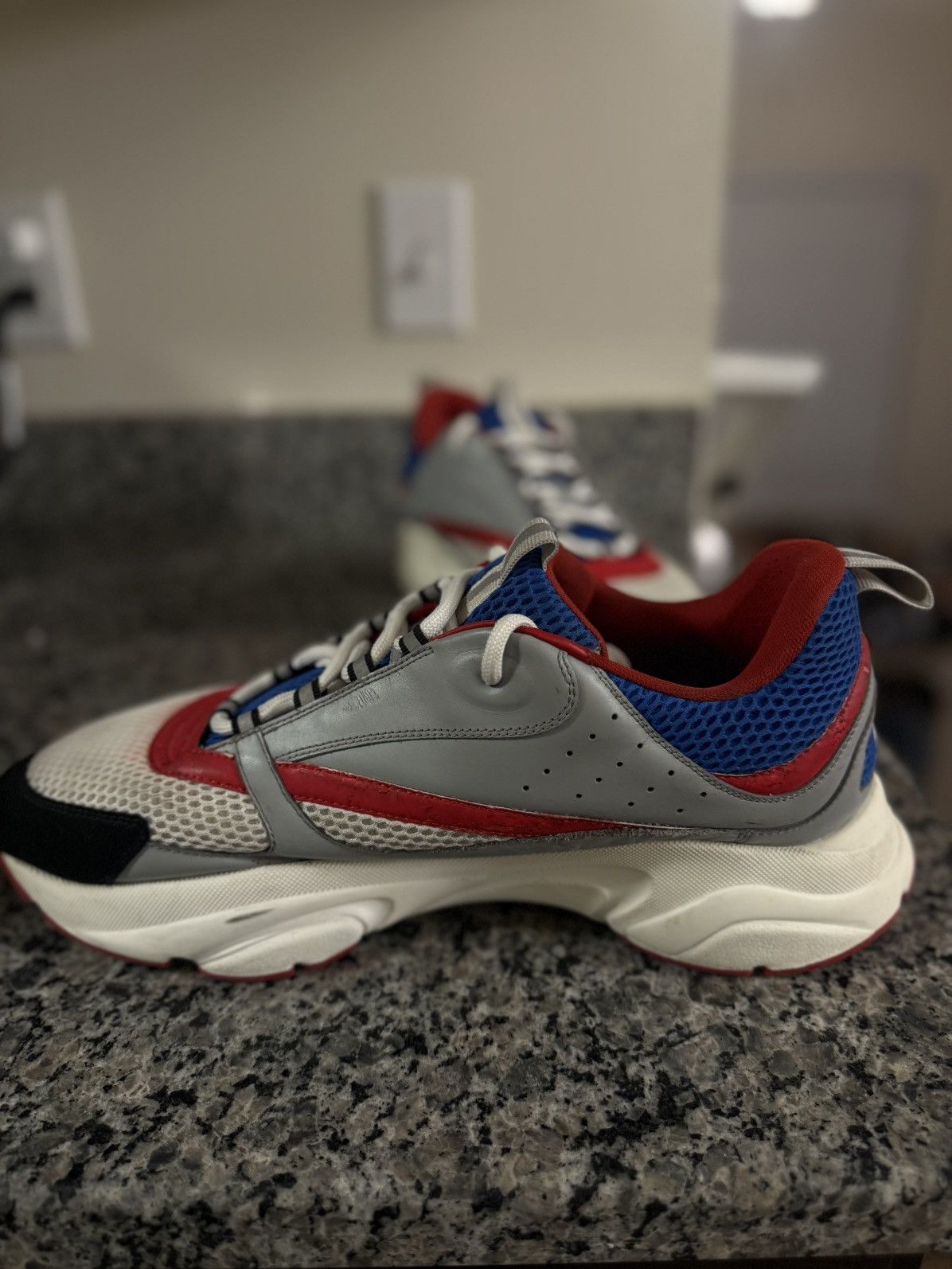 Dior 48EU/15US Dior B22 Reflective Sneaker ‘Grey Blue Red Size US 15 / EU 48 - 9 Thumbnail