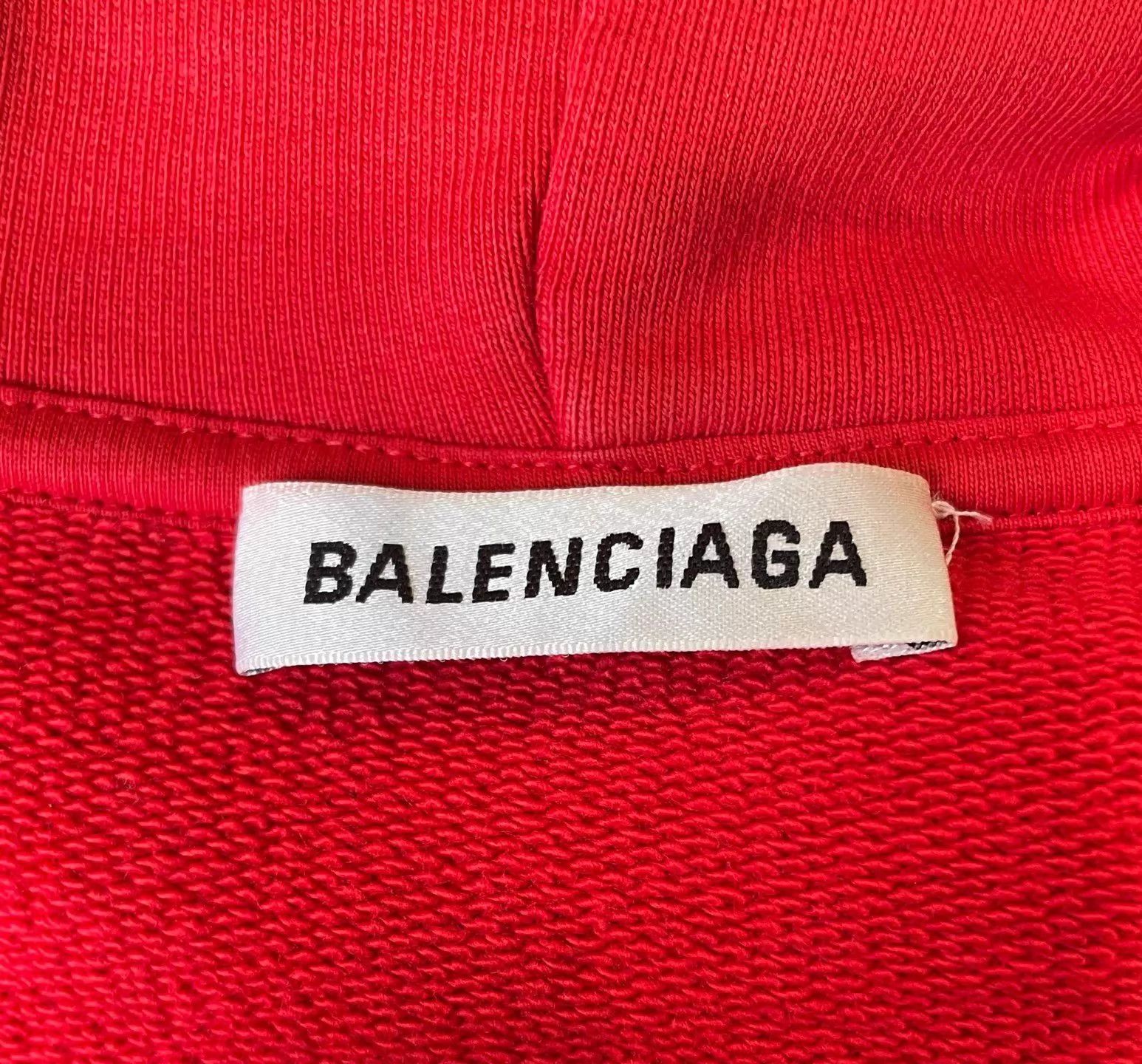 Balenciaga Balenciaga Red Sweatshirt XS Casual Versatile Size XS / US 0-2 / IT 36-38 - 5 Thumbnail