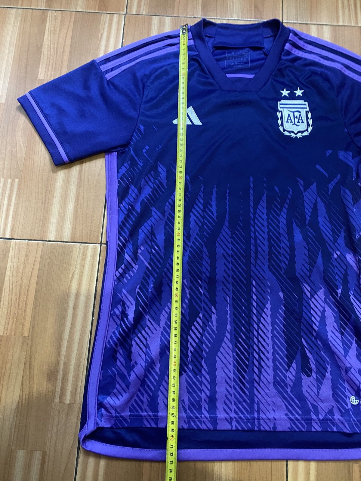 Adidas Adidas Argentina 2022 World Cup #10 Messi Away Shirt Jersey Size US S / EU 44-46 / 1 - 17 Thumbnail
