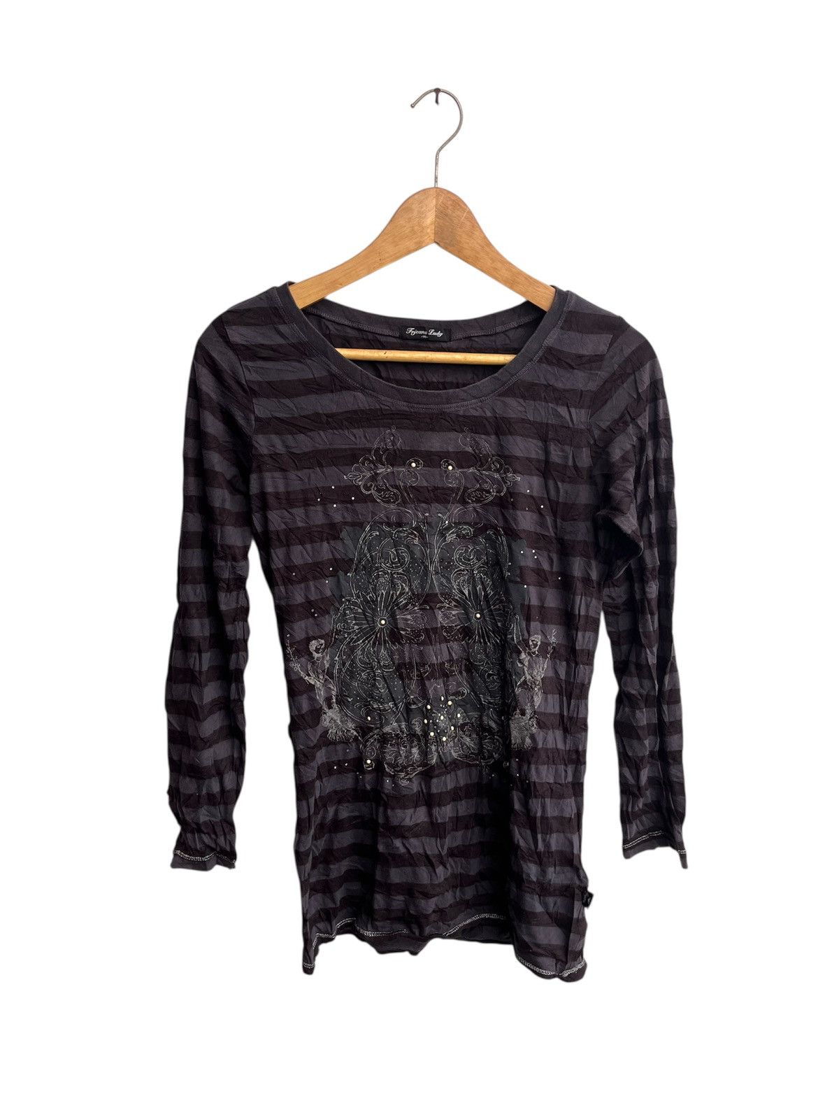 Beauty Beast STEAL! FrjJeans Stripe Tribal Art Longsleeve Y2K Punk Size US S / EU 44-46 / 1 - 1 Thumbnail