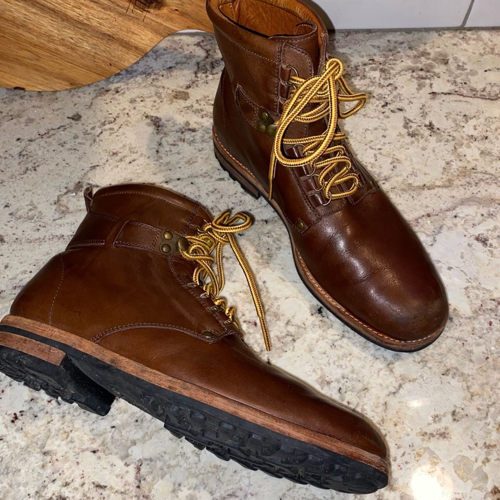 Rachel Comey Rachel Comey $400 Mens Burnside Trench Boot Brown Leather 8 Size US 8 / EU 41 - 2 Thumbnail