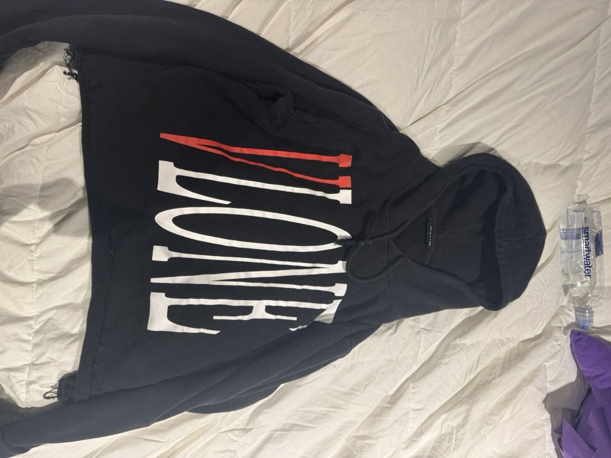 Cropped Vlone Hoodie Reversible