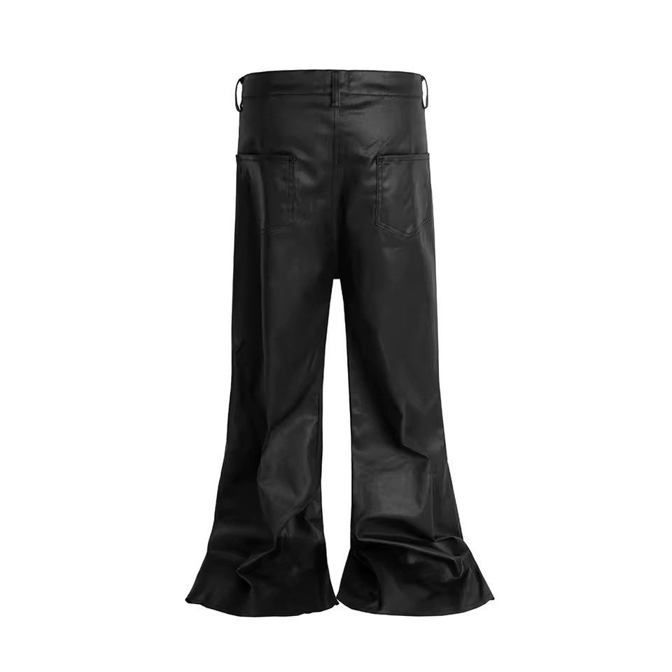 Other Gothic Punk Zipper Baggy Bootcut Flared Pants Size US 32 / EU 48 - 2 Thumbnail