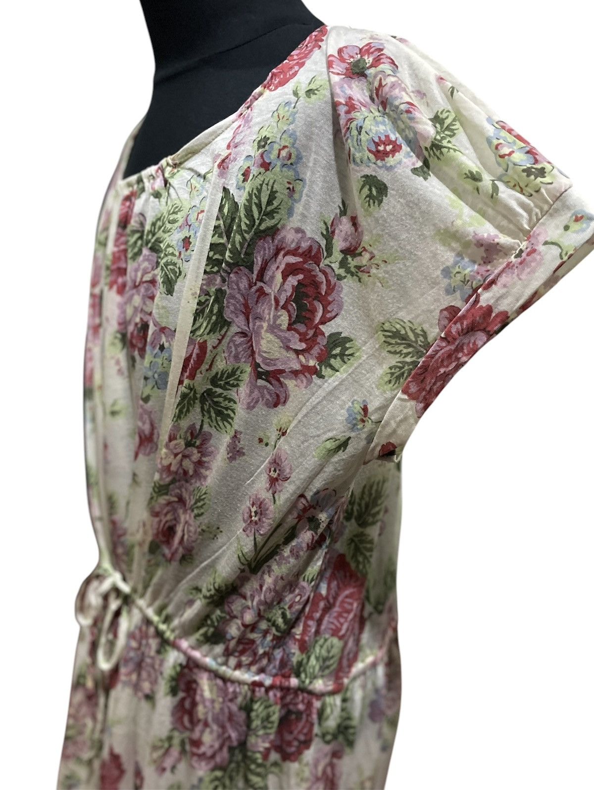 Issey Miyake × Sunao Kuwahara Issey Miyake Sunaokuwahara Floral Mid-Dress Size M / US 6-8 / IT 42-44 - 3 Thumbnail