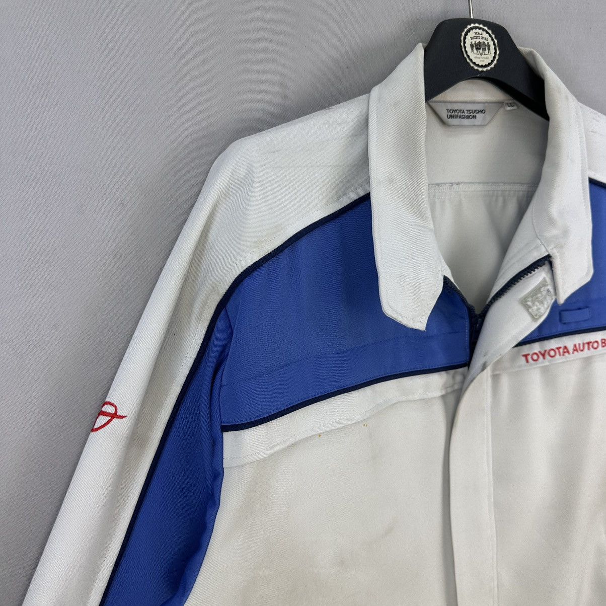 Japanese Brand Vintage Toyota Auto Body Workwear Uniform Jacket Size US XL / EU 56 / 4 - 2 Thumbnail