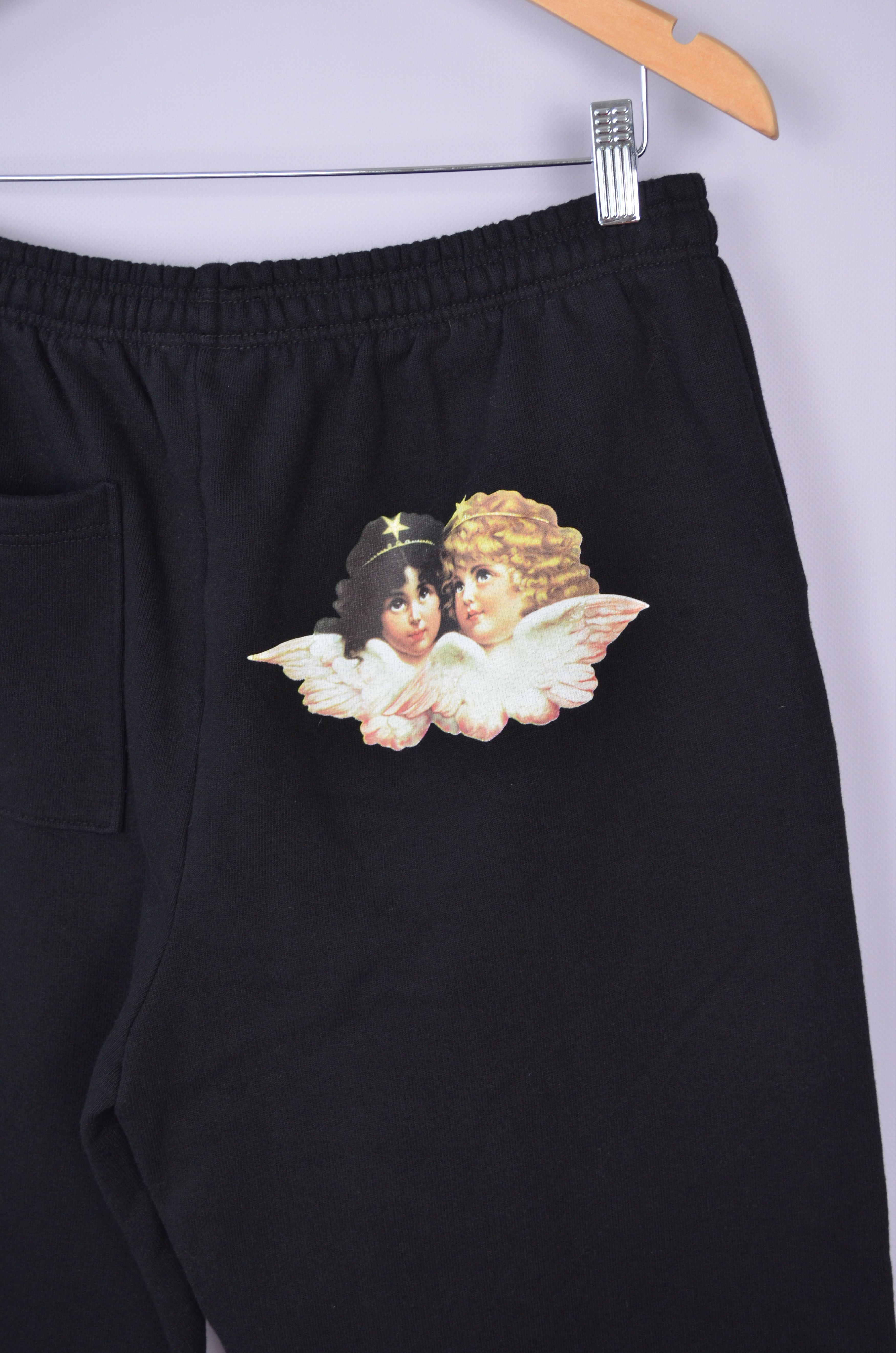 Designer × Fiorucci Fiorucci Big Logo Mens Sweatpants Black Size M Size US 32 / EU 48 - 6 Thumbnail
