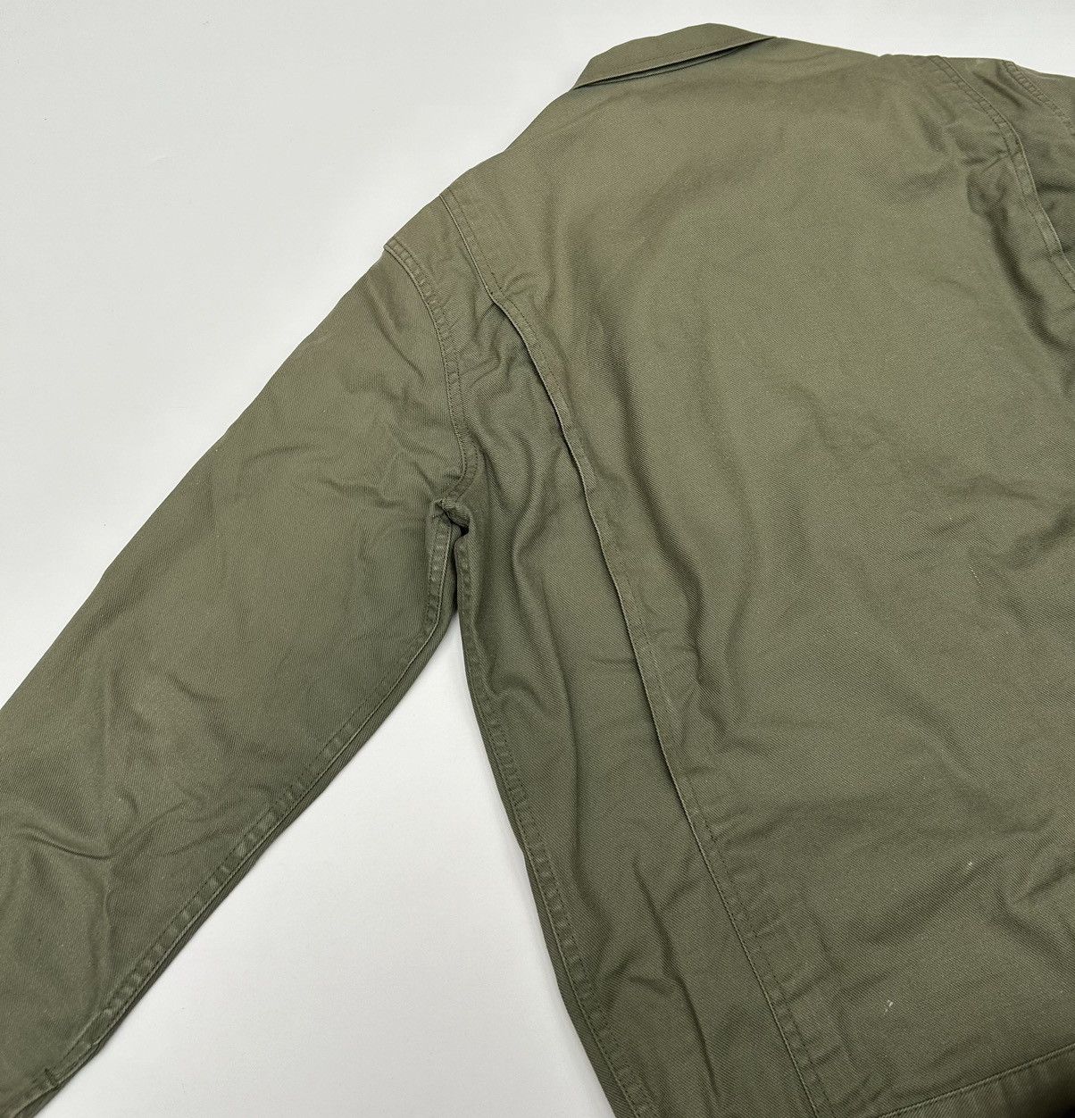 Japanese Brand × Vintage Vintage Adolphe Lafont Work Olive Zip Jacket Size US M / EU 48-50 / 2 - 11 Thumbnail