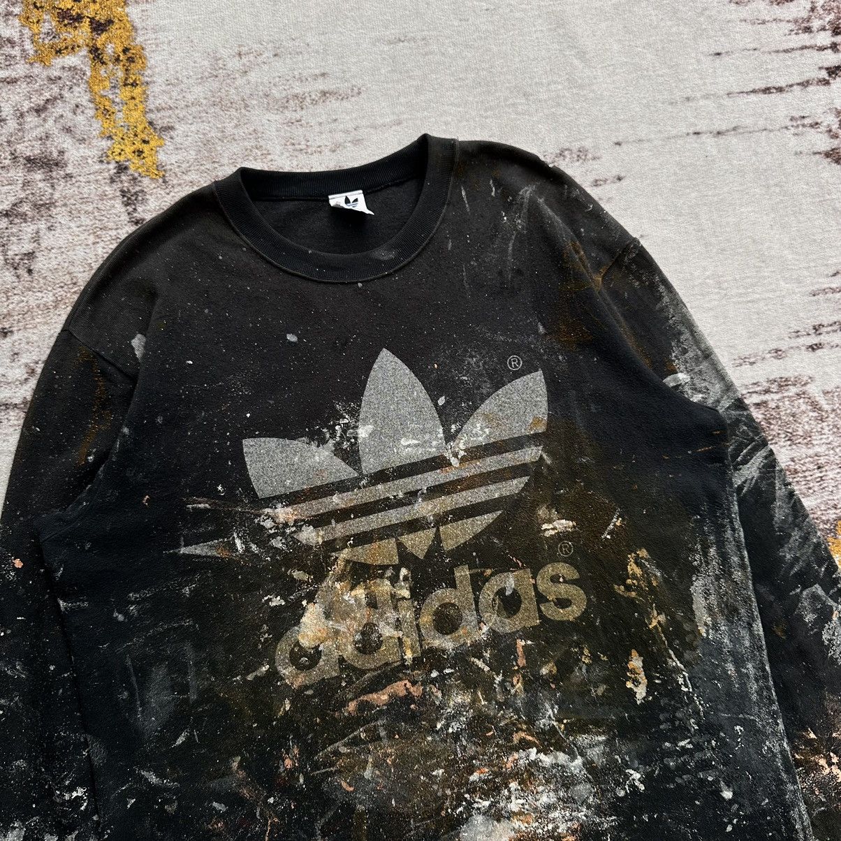 Vintage VINTAGE ADIDAS DESCENTE PAINT CUSTOMADE TREFOIL Size US L / EU 52-54 / 3 - 5 Thumbnail