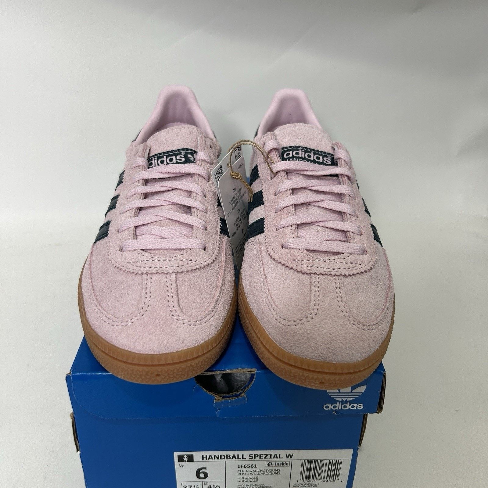 Adidas Adidas Handball Spezial WMNS “Clear Pink Arctic Night” Size US 6 / IT 36 - 2 Thumbnail