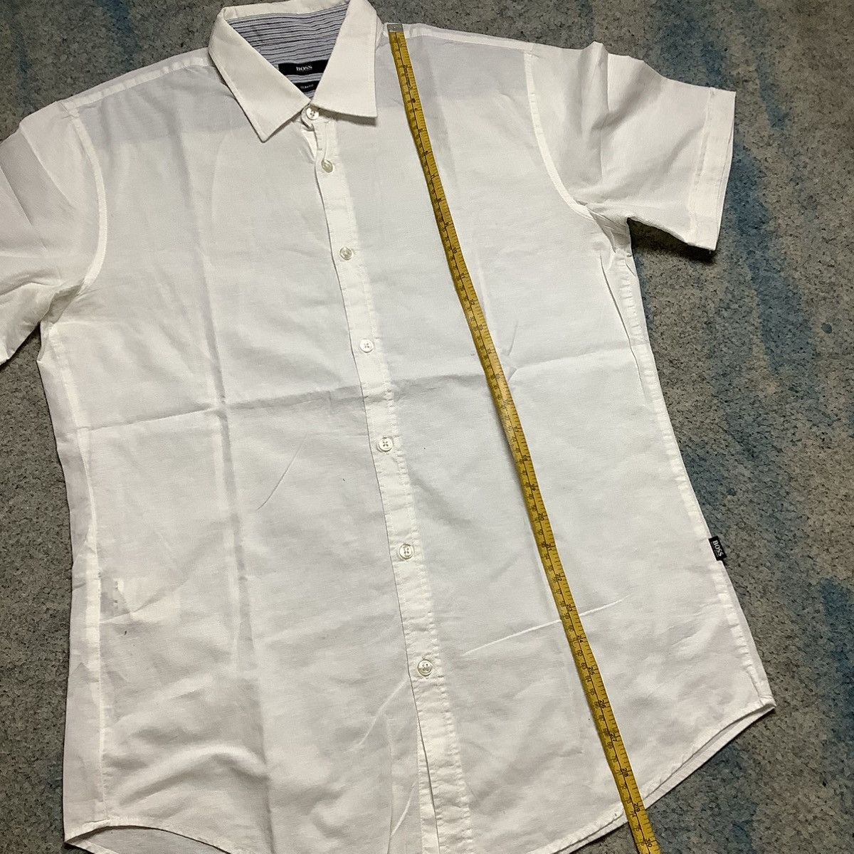 Hugo × Hugo Boss Hugo Boss Oxford White Shirt Size US M / EU 48-50 / 2 - 12 Thumbnail