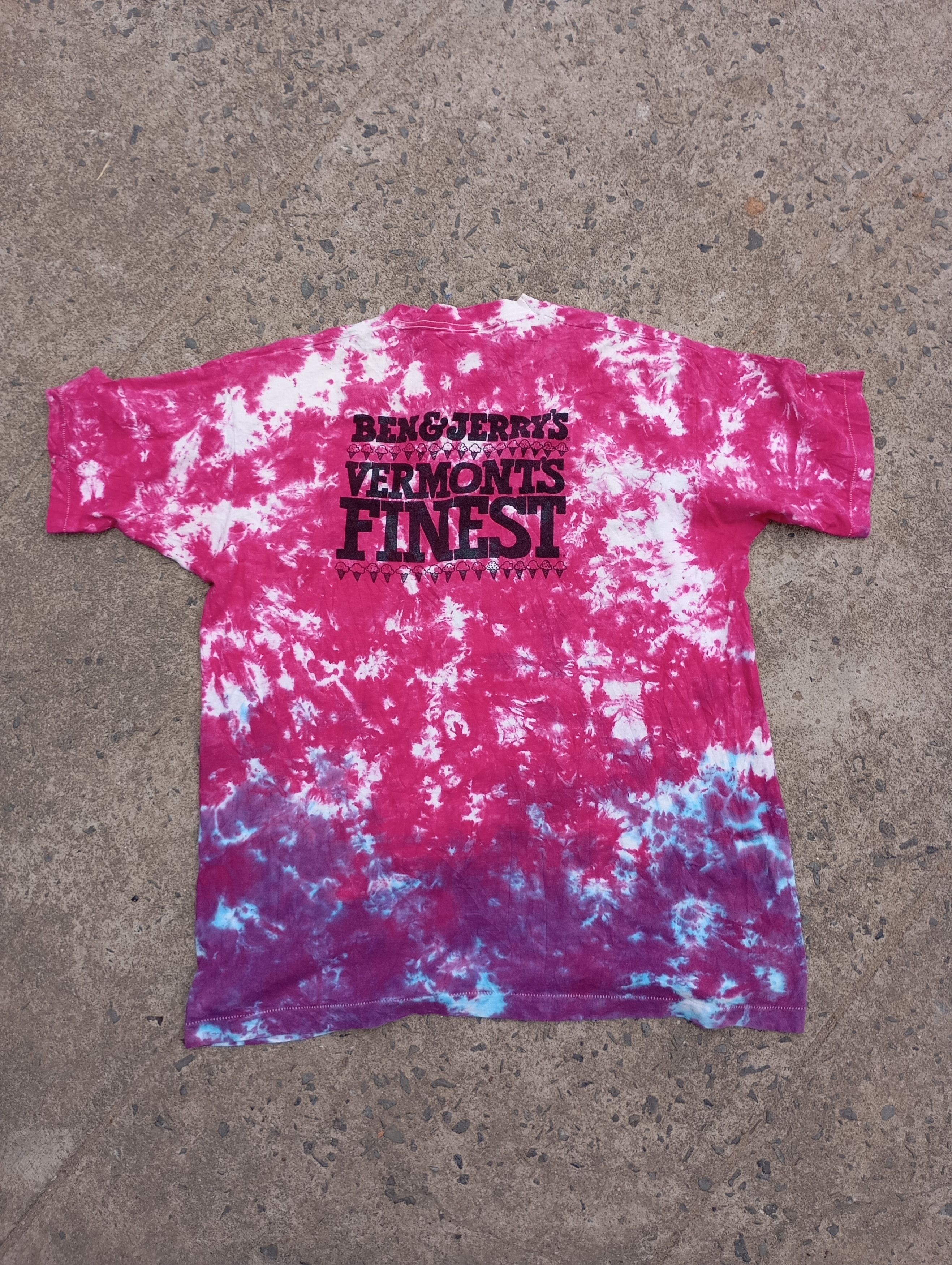 Grateful Dead × Vintage Vtg 90’s Ben & Jerry’s Grateful Dead Cherry Garcia T-shirt Size US XL / EU 56 / 4 - 4 Thumbnail