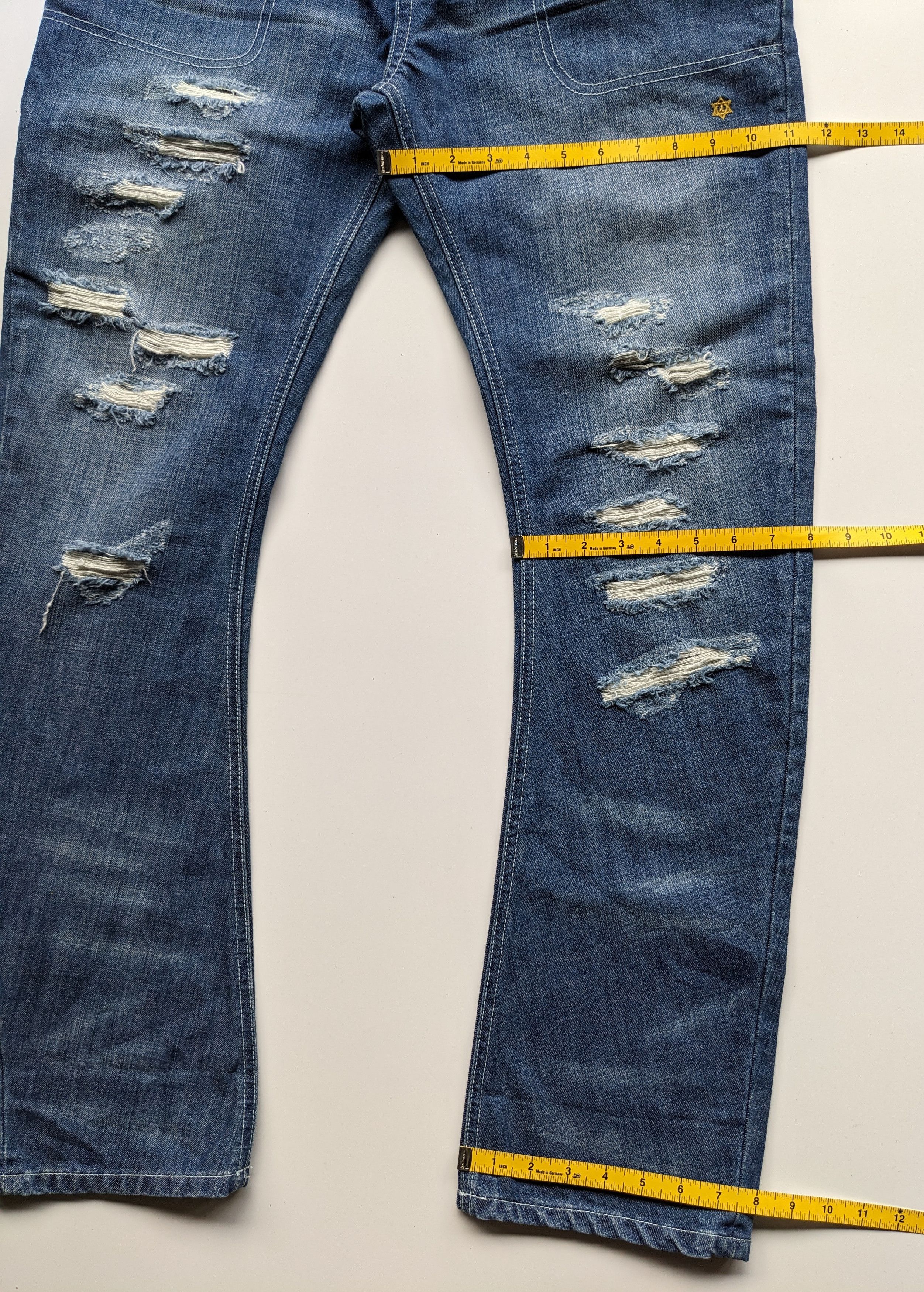 Japanese Brand × Jean × Le Grande Bleu (L.G.B.) Inspiration curve leg jeans Size US 33 - 14 Thumbnail