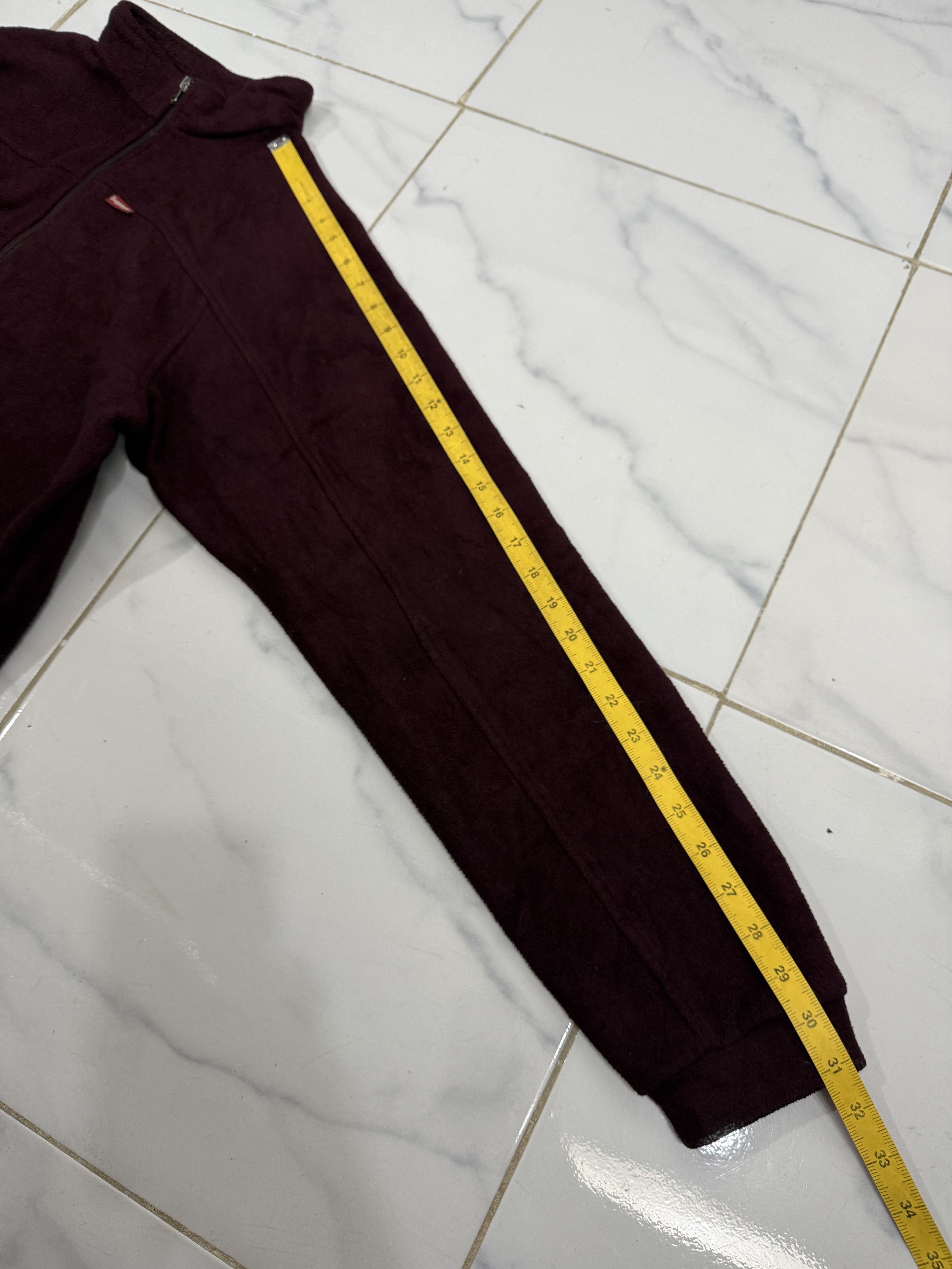 Supreme Vintage 2000 Supreme Polartec Fleece Zip Up Jacket Burgundy Size US M / EU 48-50 / 2 - 13 Thumbnail
