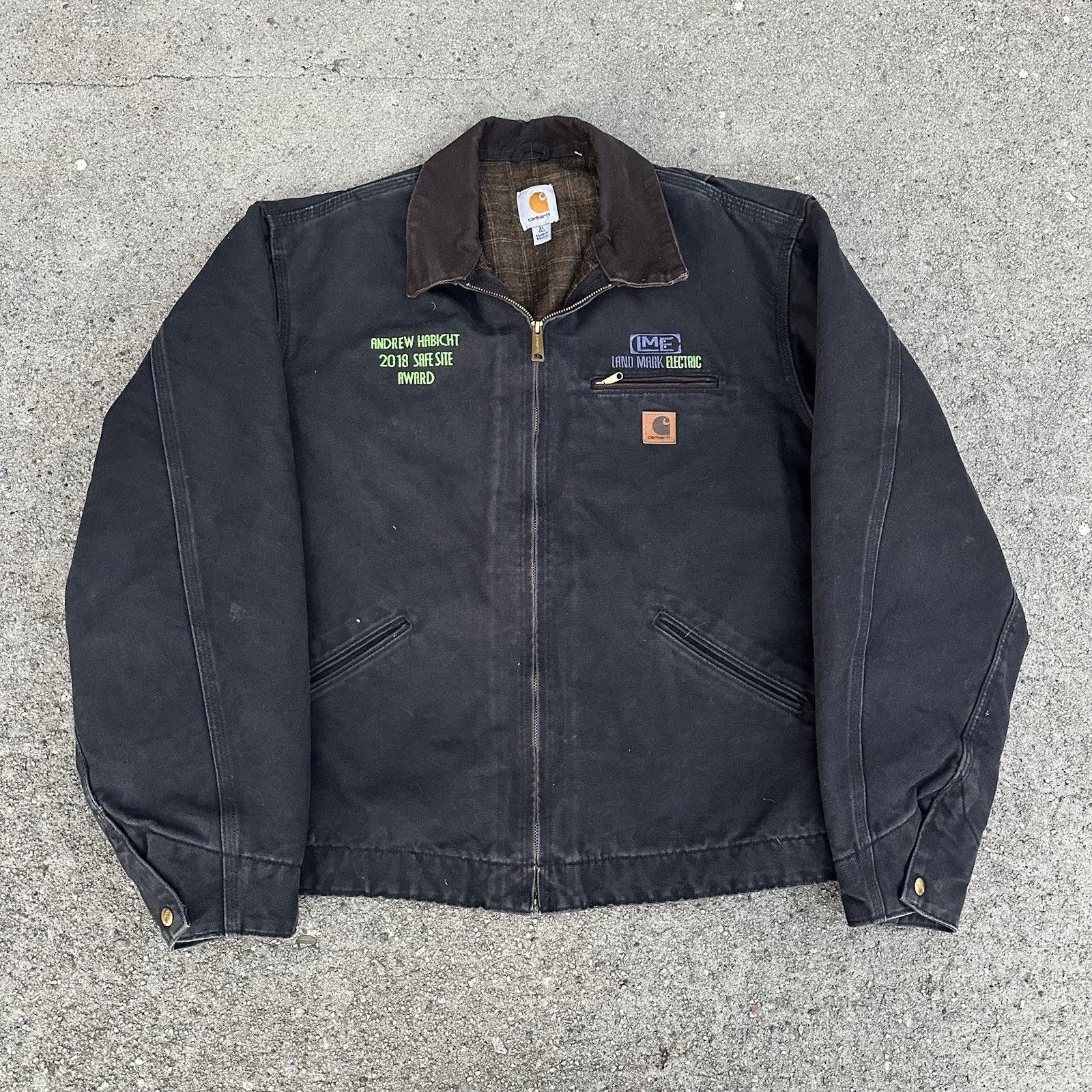 A.P.C. × Carhartt A.P.C. x Carhartt Detroit Leather Jacket | Grailed
