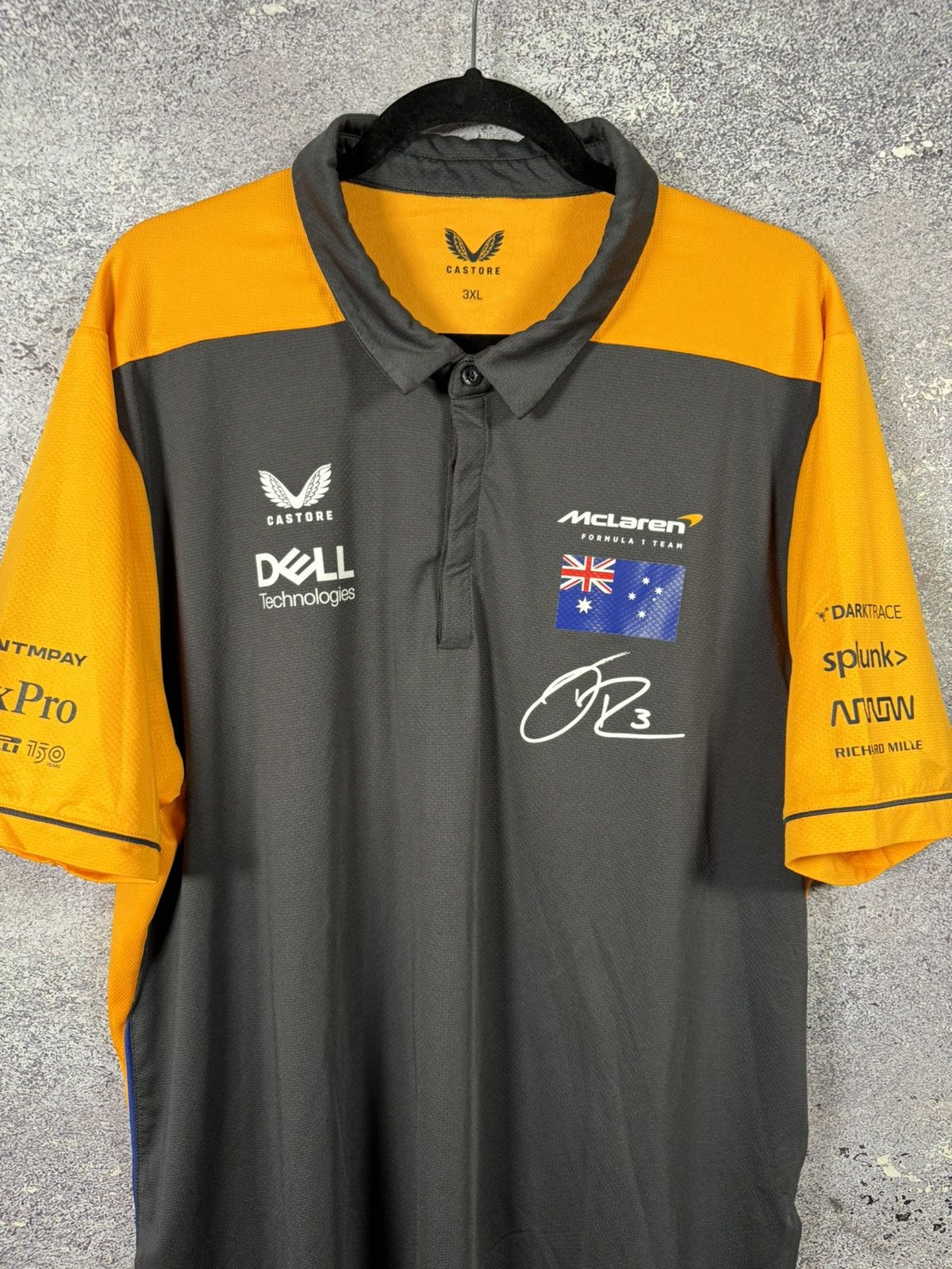 Formula 1 × Malcolm McLaren McLaren Rormula 1 Team Ricciardo #3 Castore F-1 Team 3XL sz Size US XXL / EU 58 / 5 - 4 Thumbnail