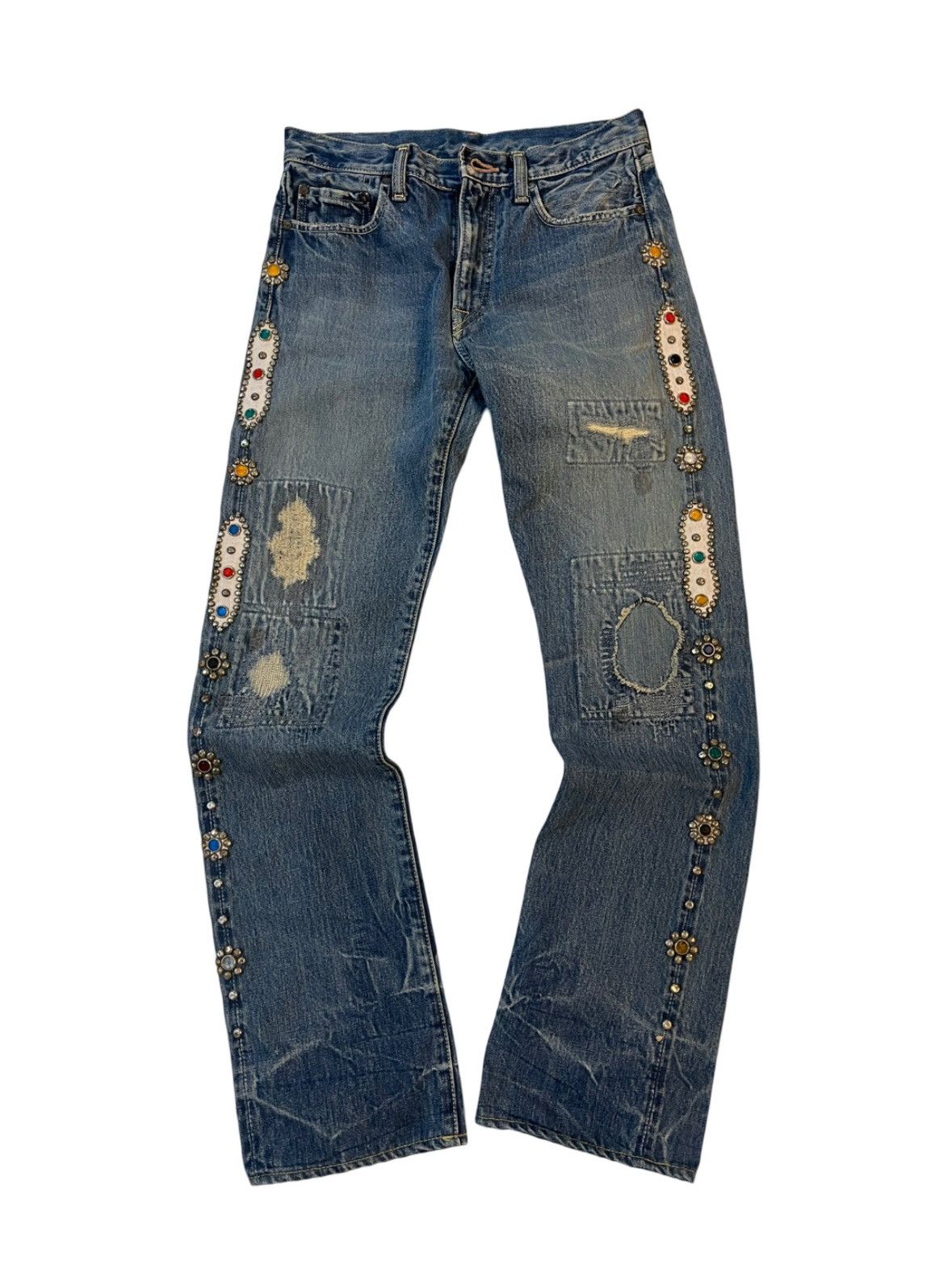 Kapital Gem studded jeans Size US 30 / EU 46 - 1 Thumbnail