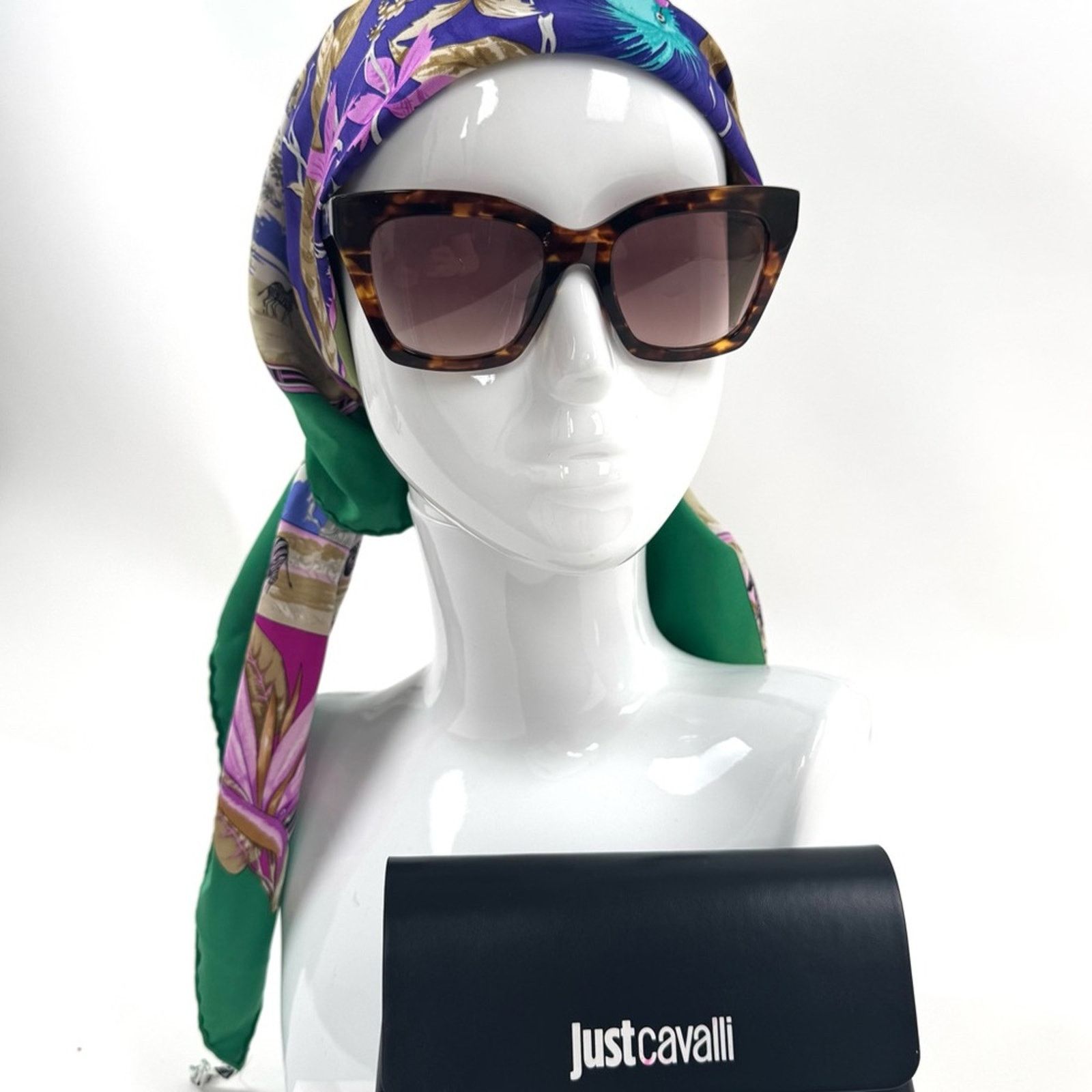Just Cavalli Just Cavalli, Roberto Cavalli tortoise cat eye sunglasses Size ONE SIZE - 2 Thumbnail