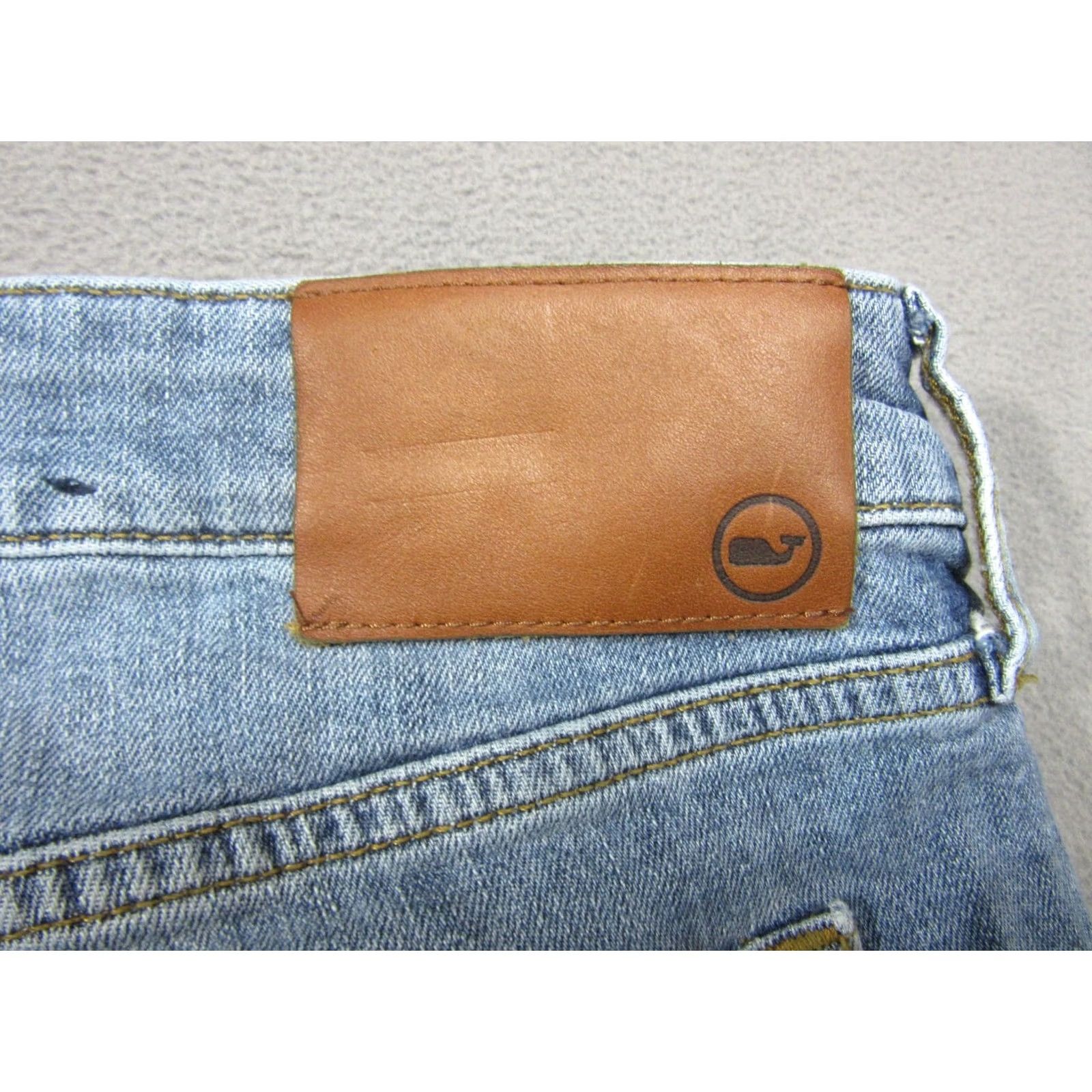 Vineyard Vines Vineyard Vines Jeans Mens 30x33.5 Blue Denim Stretch 5-Pocket Design Classic Fit Regular Modern Preppy Mens Size US 30 / EU 46 - 7 Thumbnail