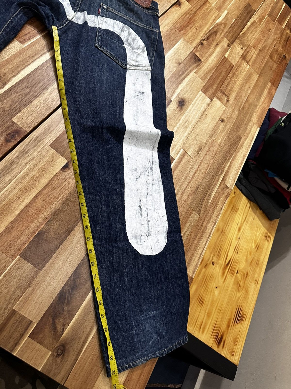 Evisu Evisu Yamane Daicock Blue Denim Jeans Travis Scott Size US 32 / EU 48 - 11 Thumbnail