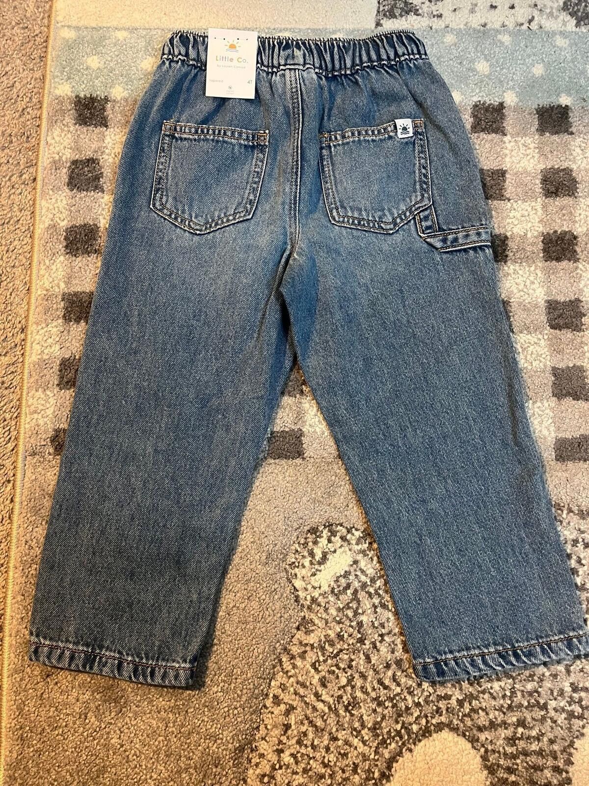 Lauren Conrad Little Co. Lauren Conrad 4T Jeans NWT Toddler Denim Pull-On Size ONE SIZE - 3 Thumbnail