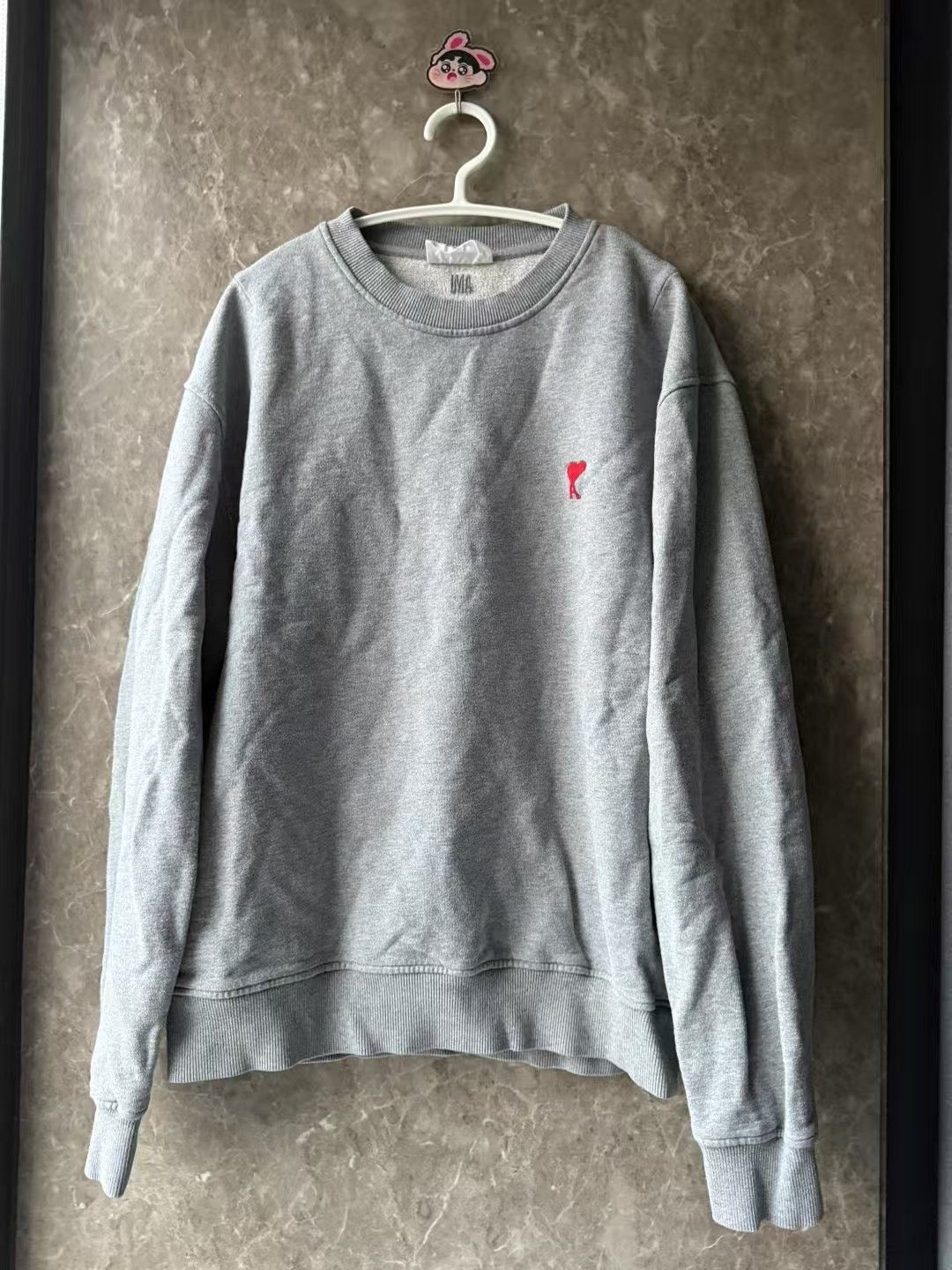 AMI Ami Chest Embroidered Logo Sweatshirt Size US XL / EU 56 / 4 - 1 Thumbnail
