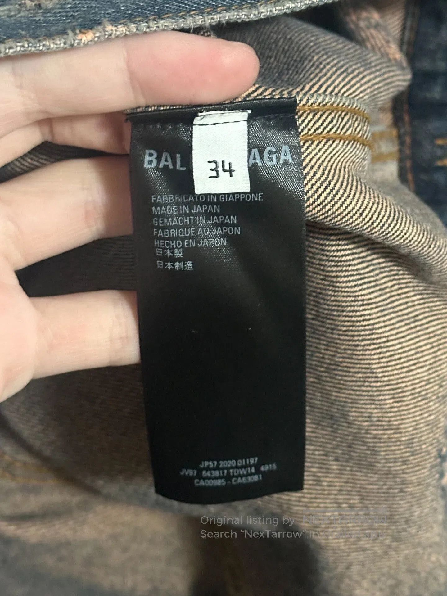 Balenciaga balenciaga embroidered blue denim jacket. Size US M / EU 48-50 / 2 - 3 Thumbnail