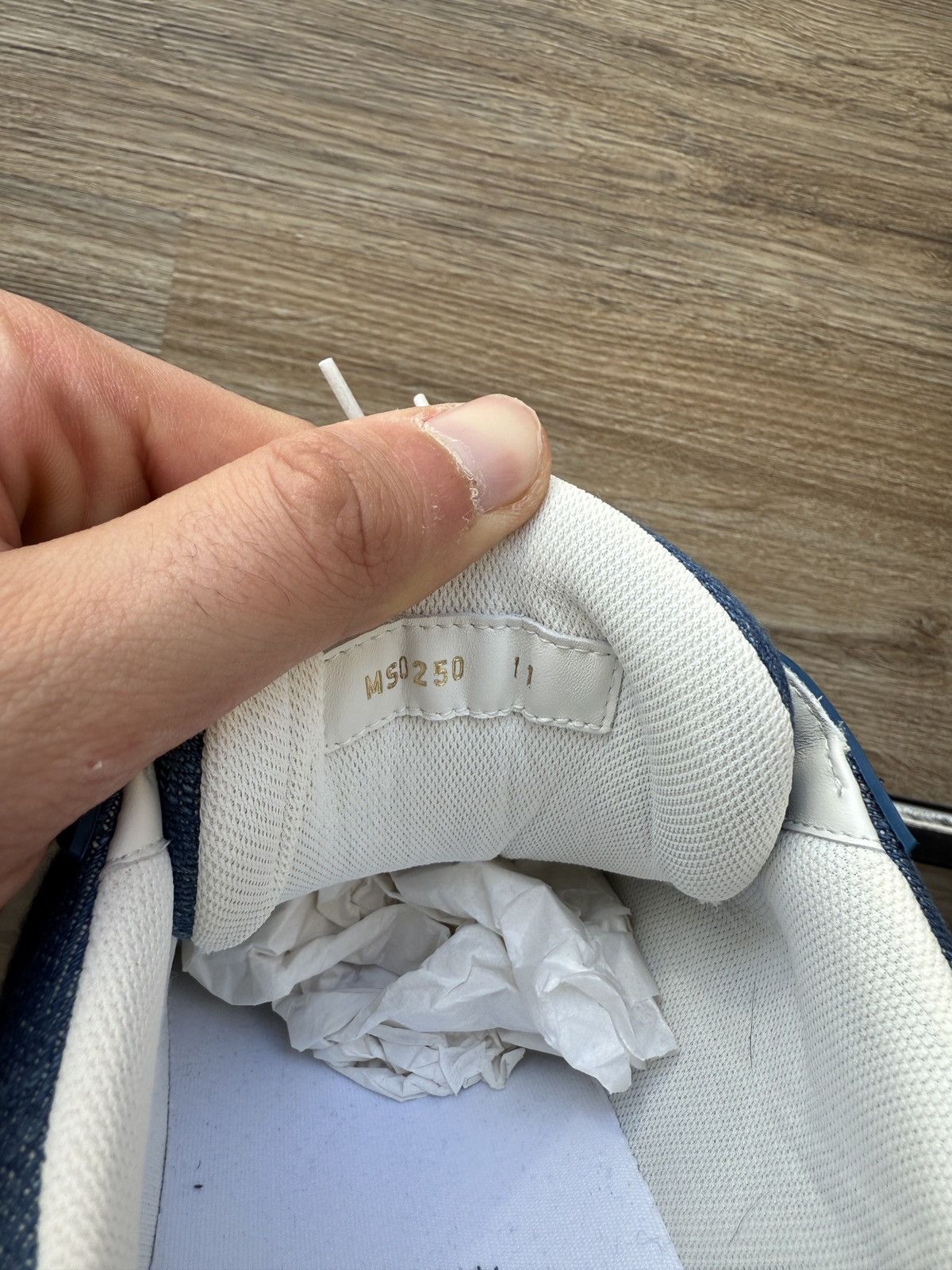 Louis Vuitton Louis Vuitton Denim trainer Sneakers Size US 12 / EU 45 - 9 Thumbnail