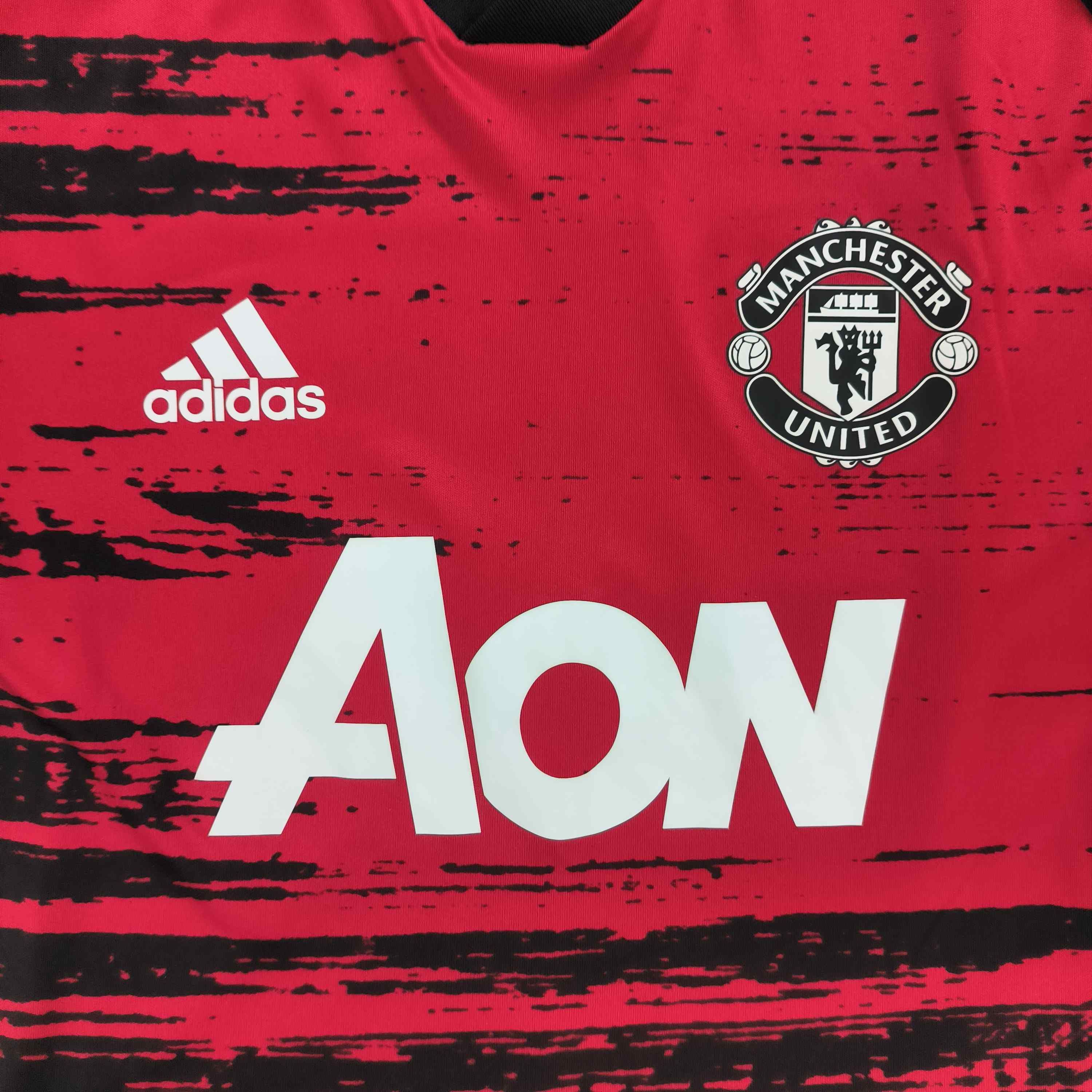 Adidas Manchester United 20-21 pre-match training football jersey S Size US S / EU 44-46 / 1 - 3 Thumbnail