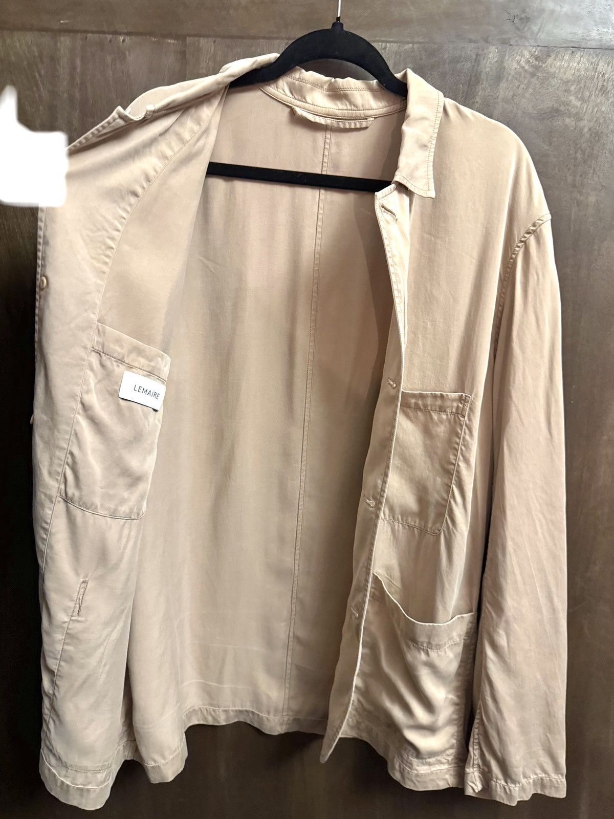 Lemaire Lemaire man viscose light brown blazer Size US M / EU 48-50 / 2 - 6 Thumbnail