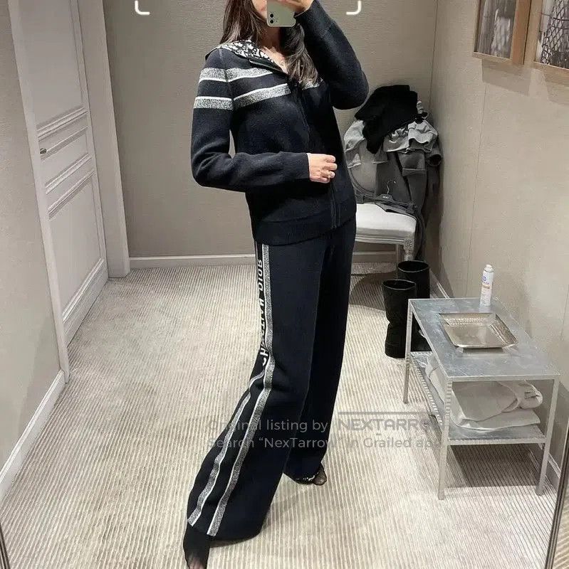 Dior Dior Black Casual Pants for Women . Size 23" - 7 Thumbnail