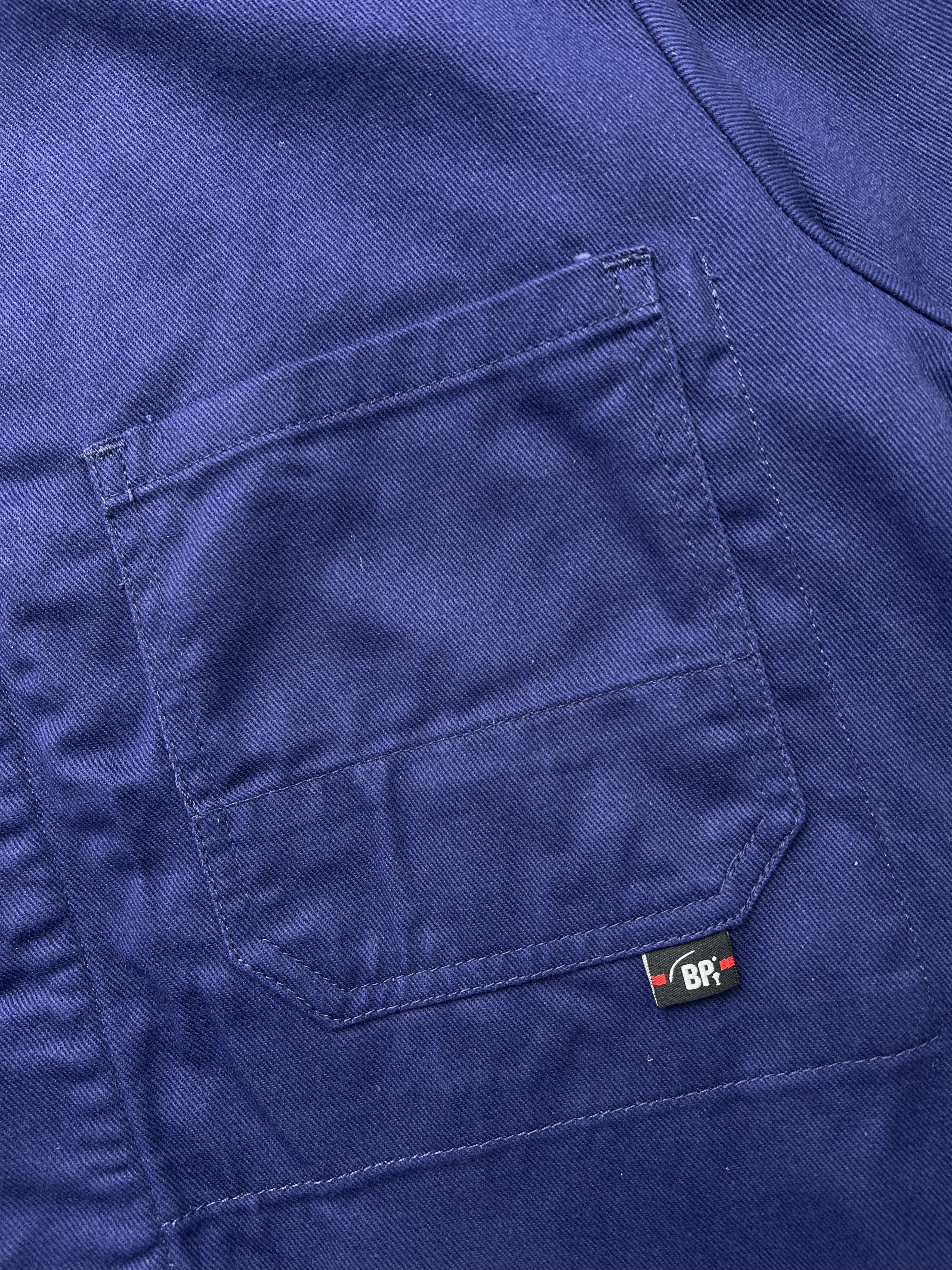 Vintage French Work Chore Jacket Vintage Bleu De Travail Size US L / EU 52-54 / 3 - 4 Thumbnail