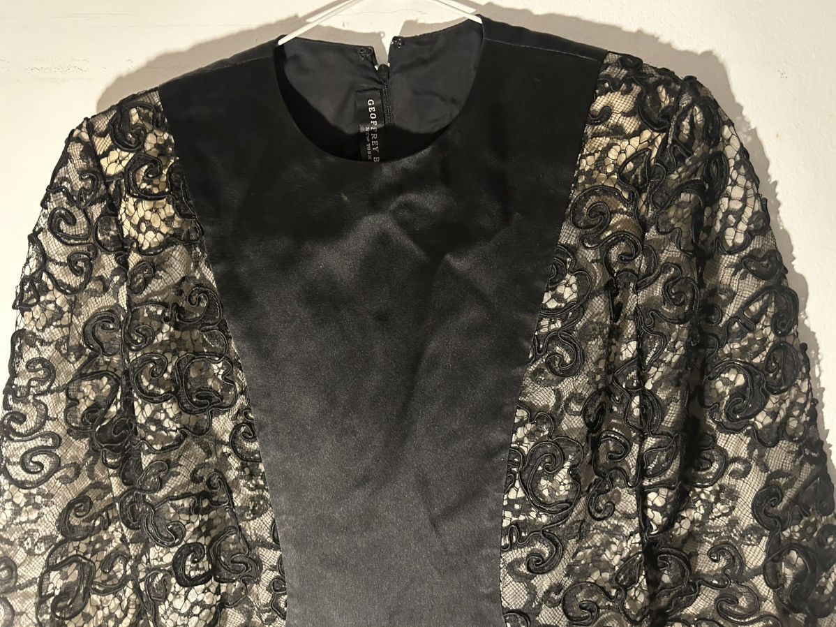 Geoffrey Beene GEOFFREY BEENE FLORAL LACE PANEL COCKTAIL DRESS Size 6 Size M / US 6-8 / IT 42-44 - 11 Thumbnail