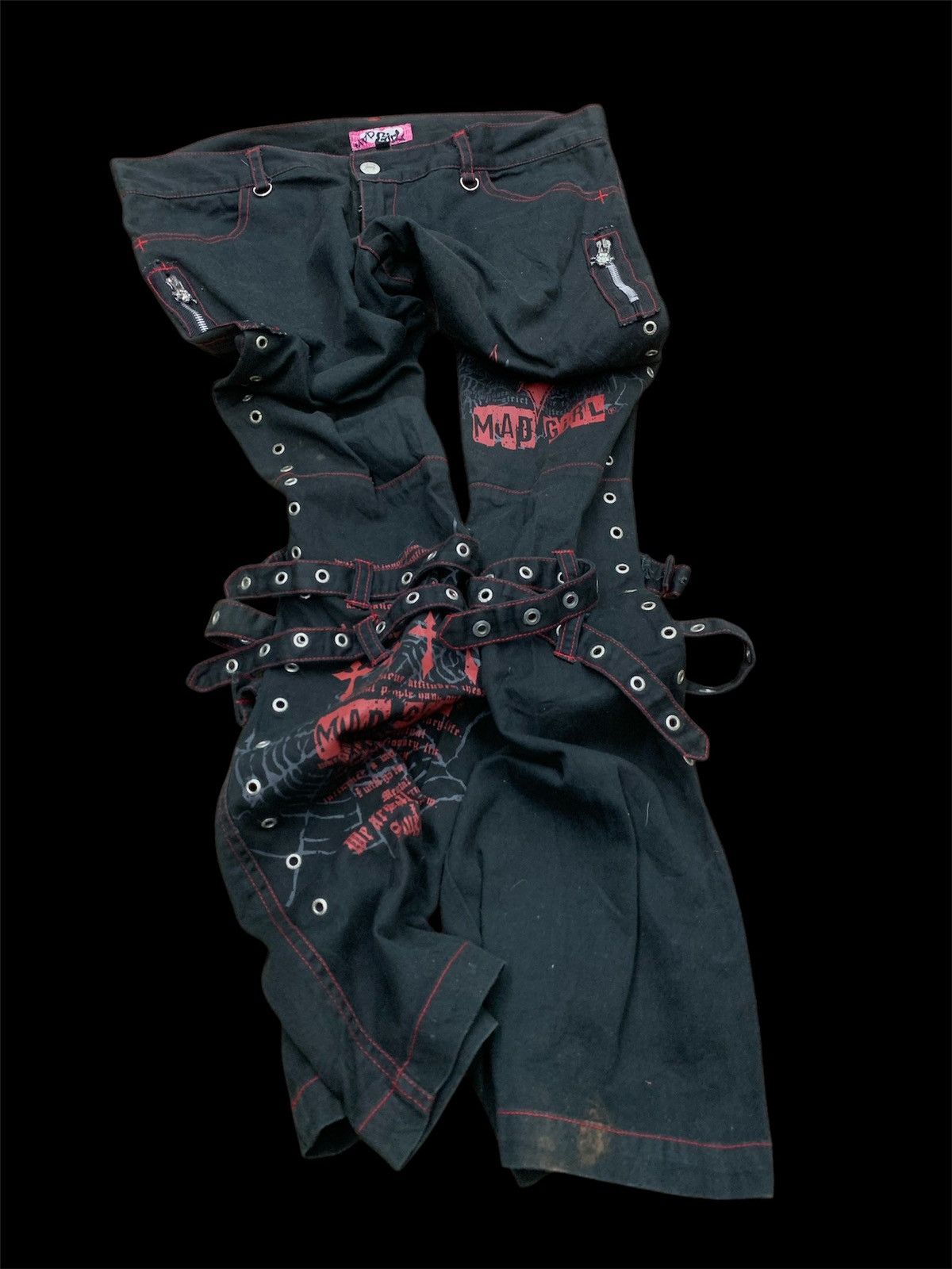 Hysteric Glamour × If Six Was Nine × Japanese Brand ❤️‍🔥OPEN BINDING OFFER ❤️‍🔥japanese Mad Punk anarchy gothic 🕸️🕸️🕸️ Size US 31 - 10 Thumbnail