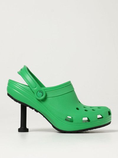 Balenciaga × Crocs o1bcso1str1224 Crocs™ Madame 80mm Mules in Green Size US 6 / IT 36 - 2 Thumbnail