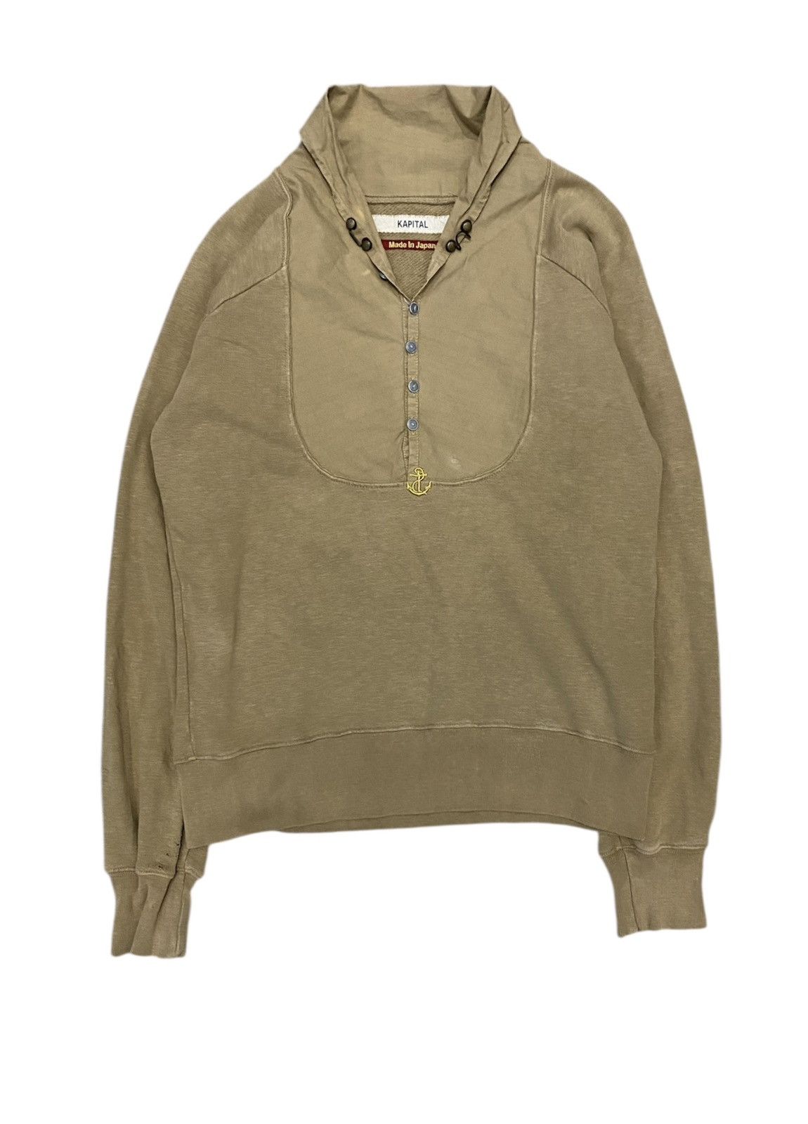 Kapital Kountry 2000s Kapital distressed military sweat button Size US S / EU 44-46 / 1 - 1 Thumbnail