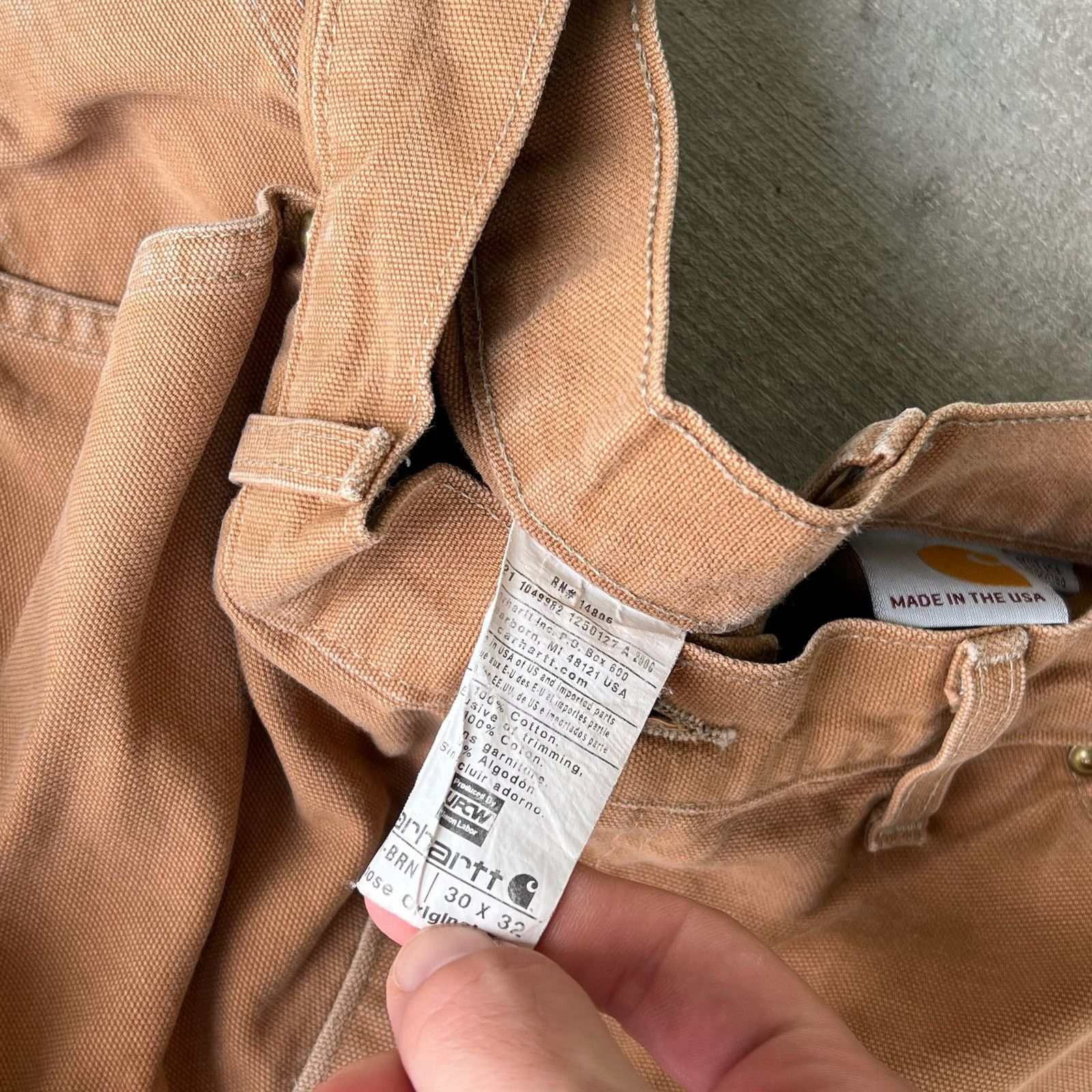 Carhartt × Vintage Carhartt brown double knee work wear carpenter pants Size US 29 - 7 Thumbnail