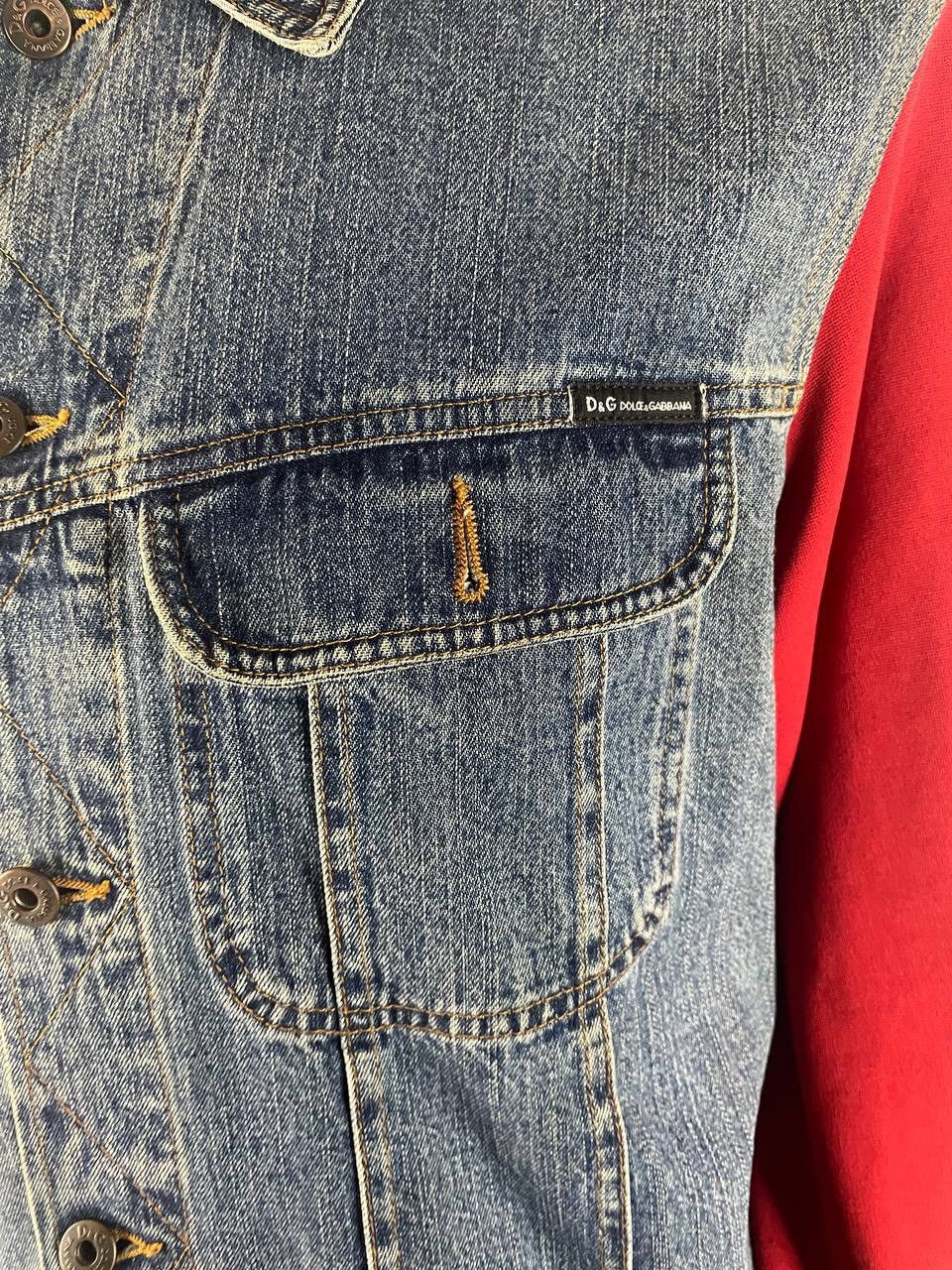 Dolce & Gabbana Dolce&Gabbana Denim Jacket Blue Funky Sport Size US S / EU 44-46 / 1 - 9 Thumbnail