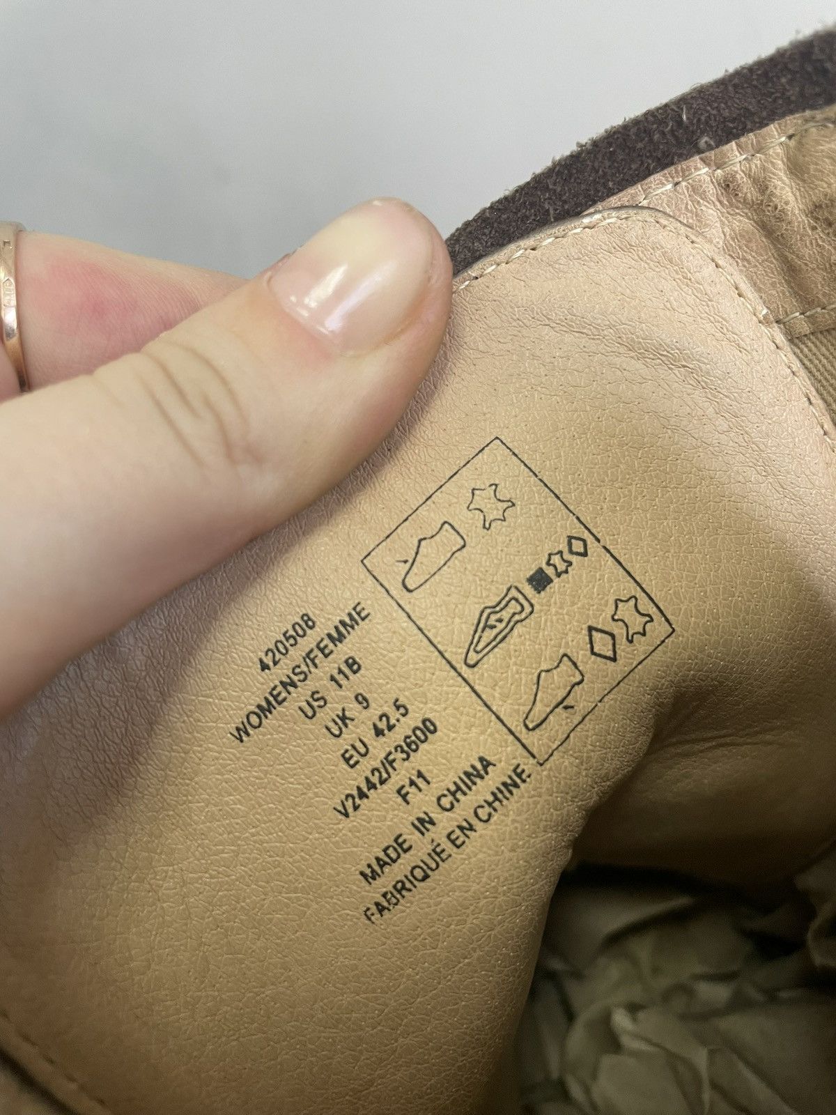 Ankle combat boots A.S. 98 style brown military zipper style