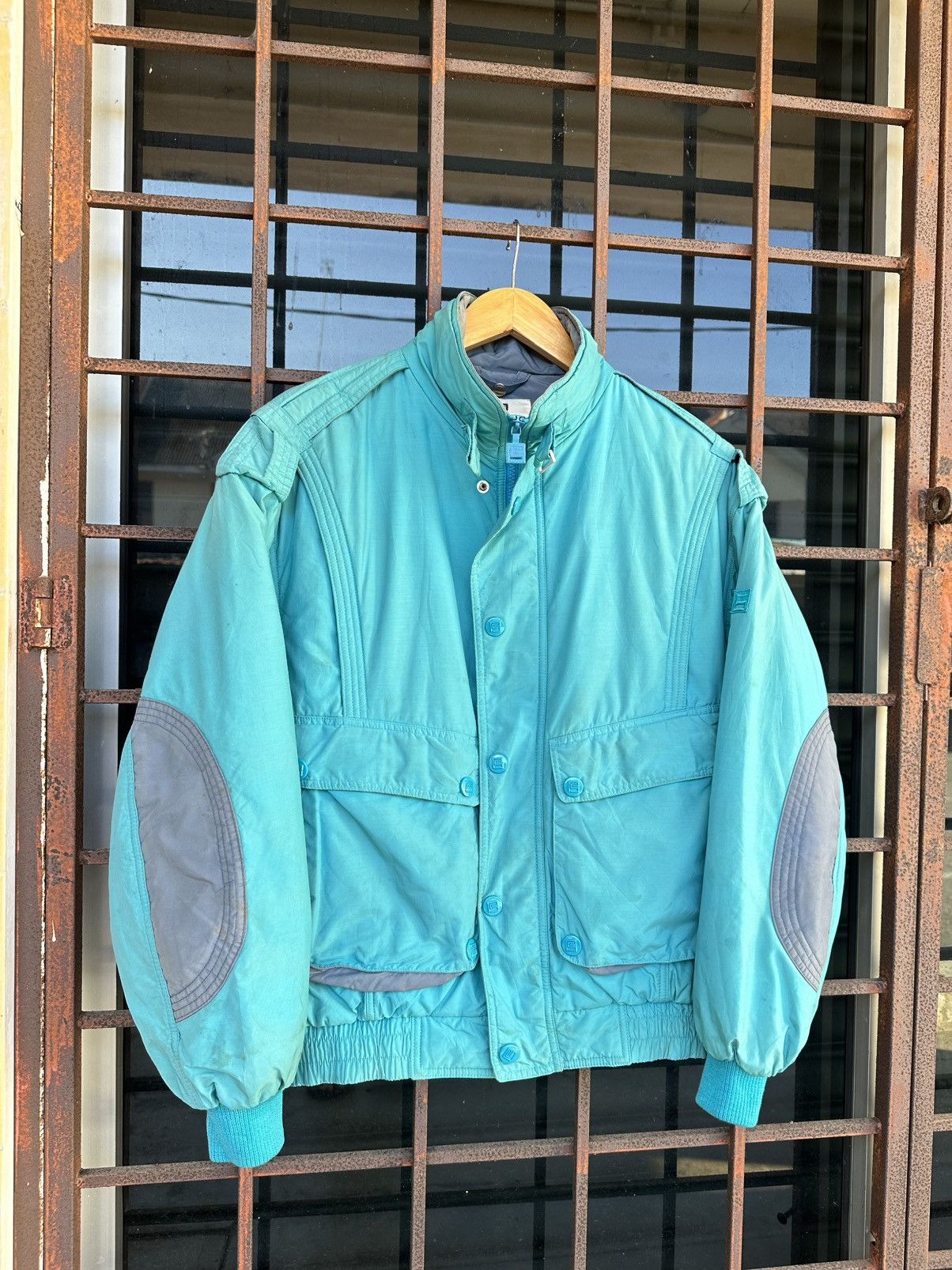 Vintage 👹Vintage Peter Steinebronn Asics Light Puffer Bomber Jacket Size US M / EU 48-50 / 2 - 3 Thumbnail