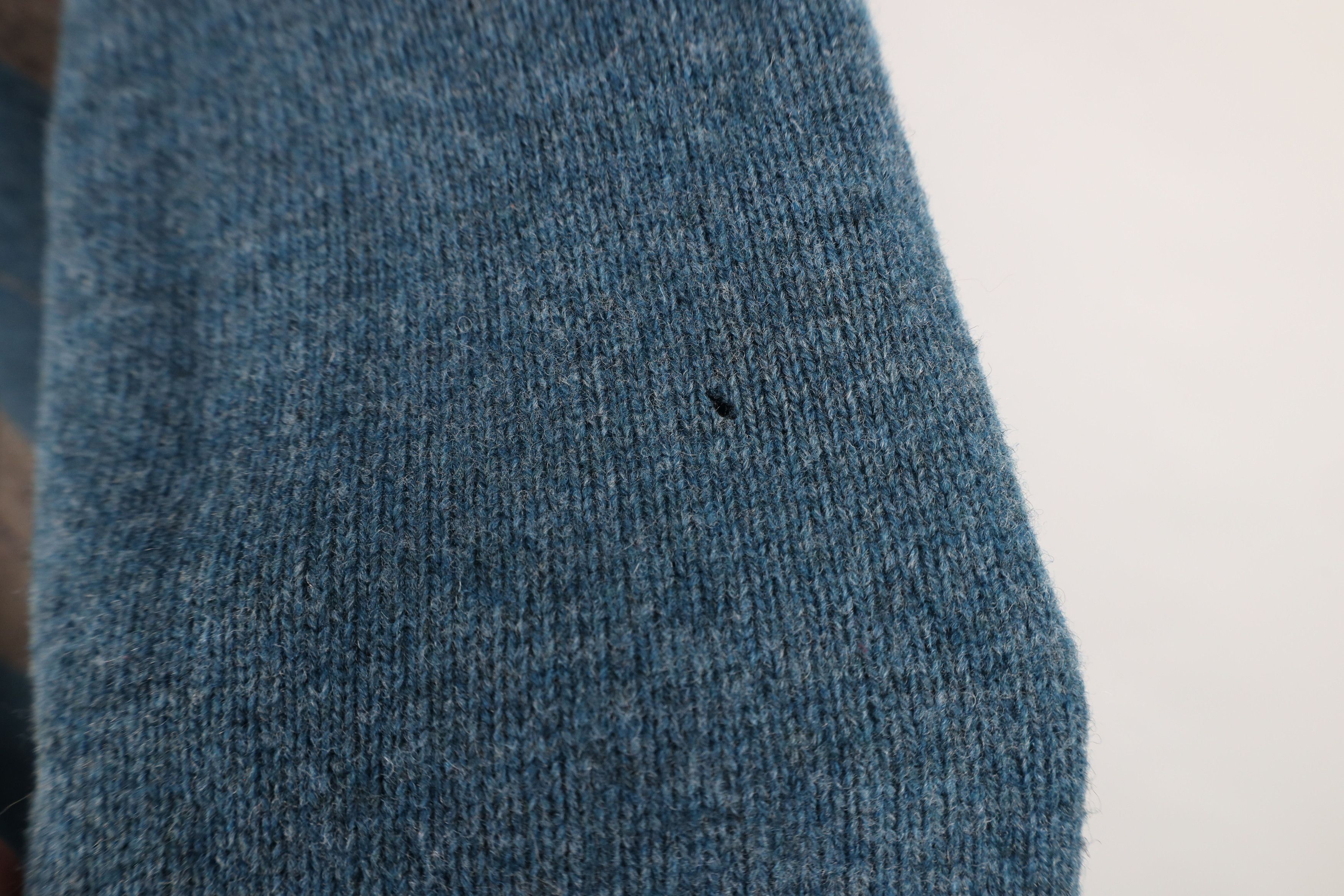 J.Crew × Vintage Vintage J Crew Argyle Lambs Wool Knit Half Zip Sweater Size US M / EU 48-50 / 2 - 6 Thumbnail