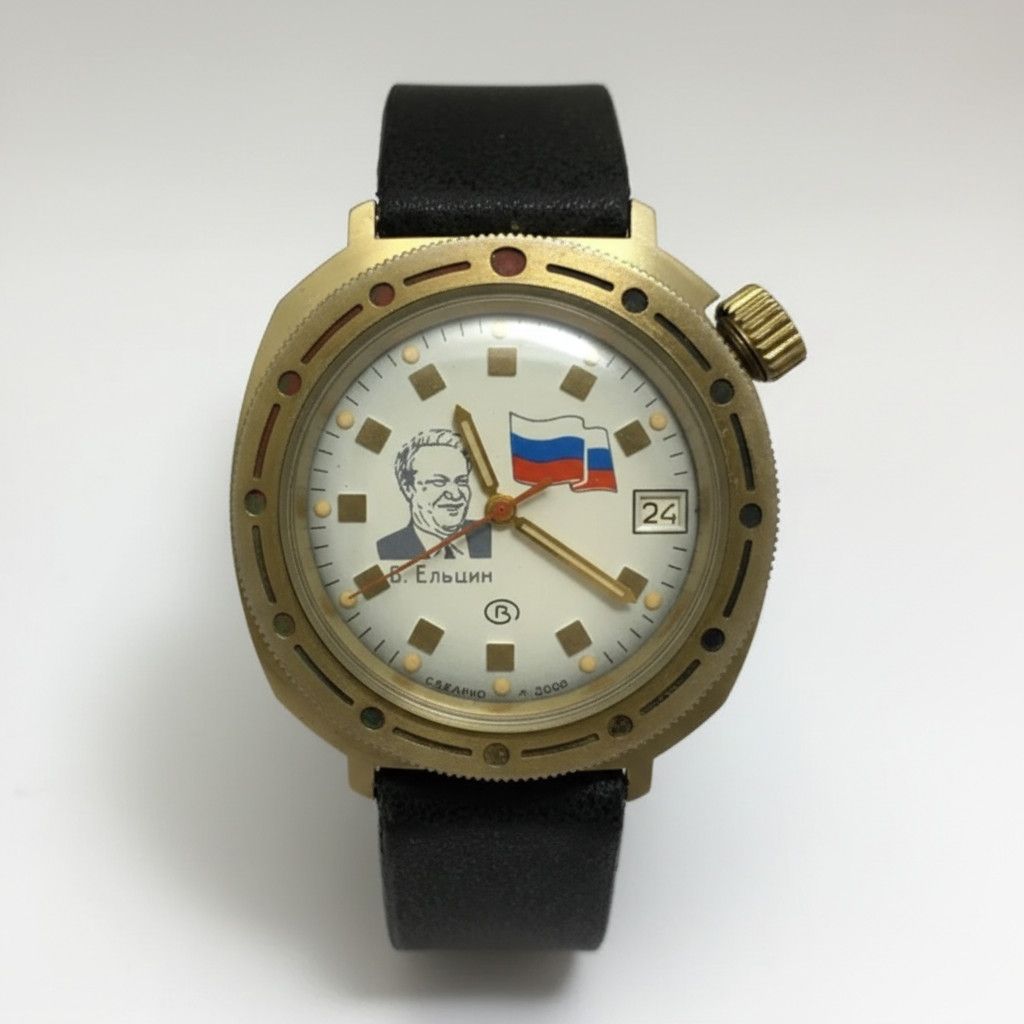 Vostok Komandirskie Soviet USSR Mechanical Watch Boris