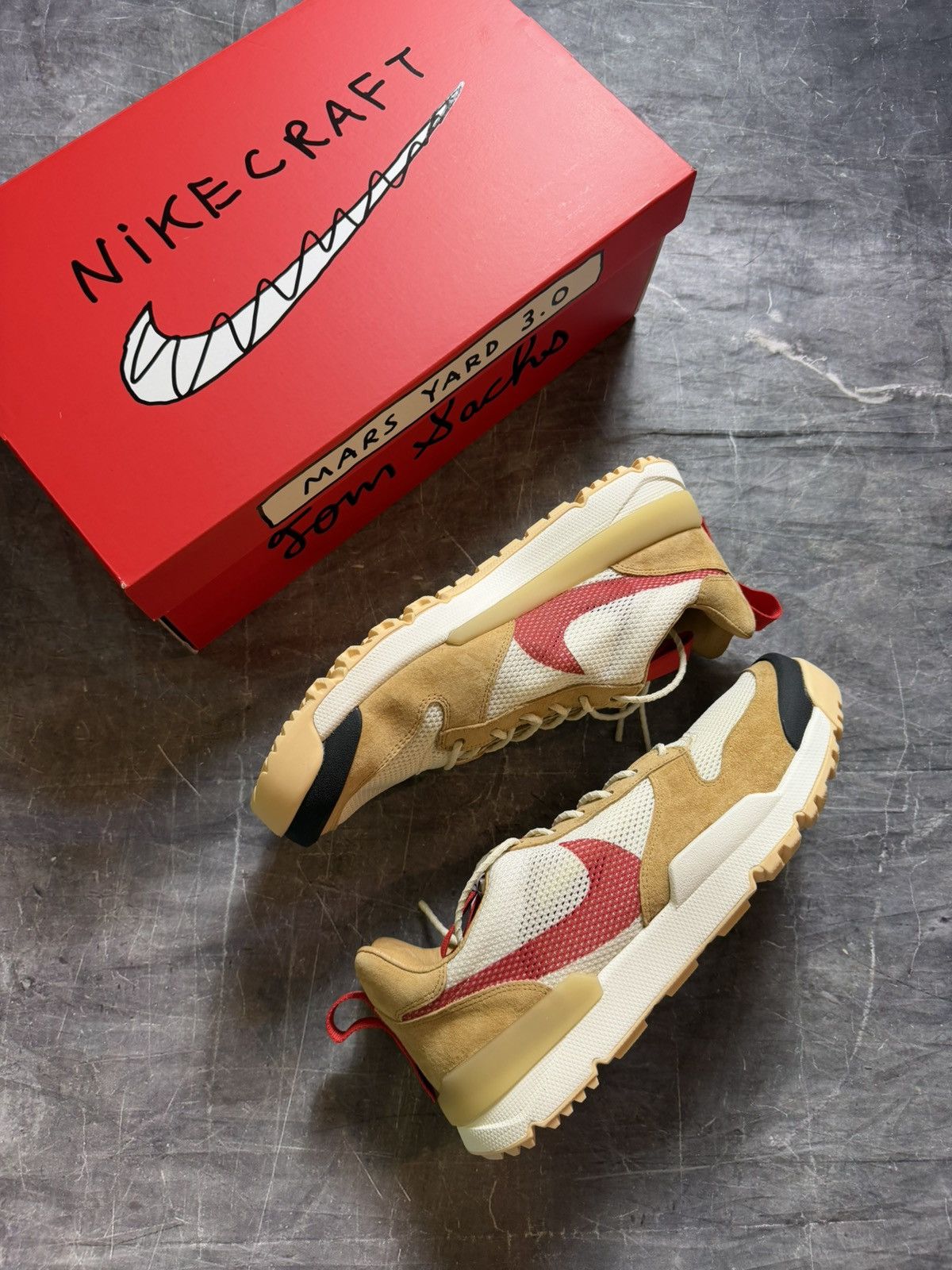 Nike × Tom Sachs Nike Tom Sachs Mars Yard 3.0 Size US 13 / EU 46 - 1 Thumbnail