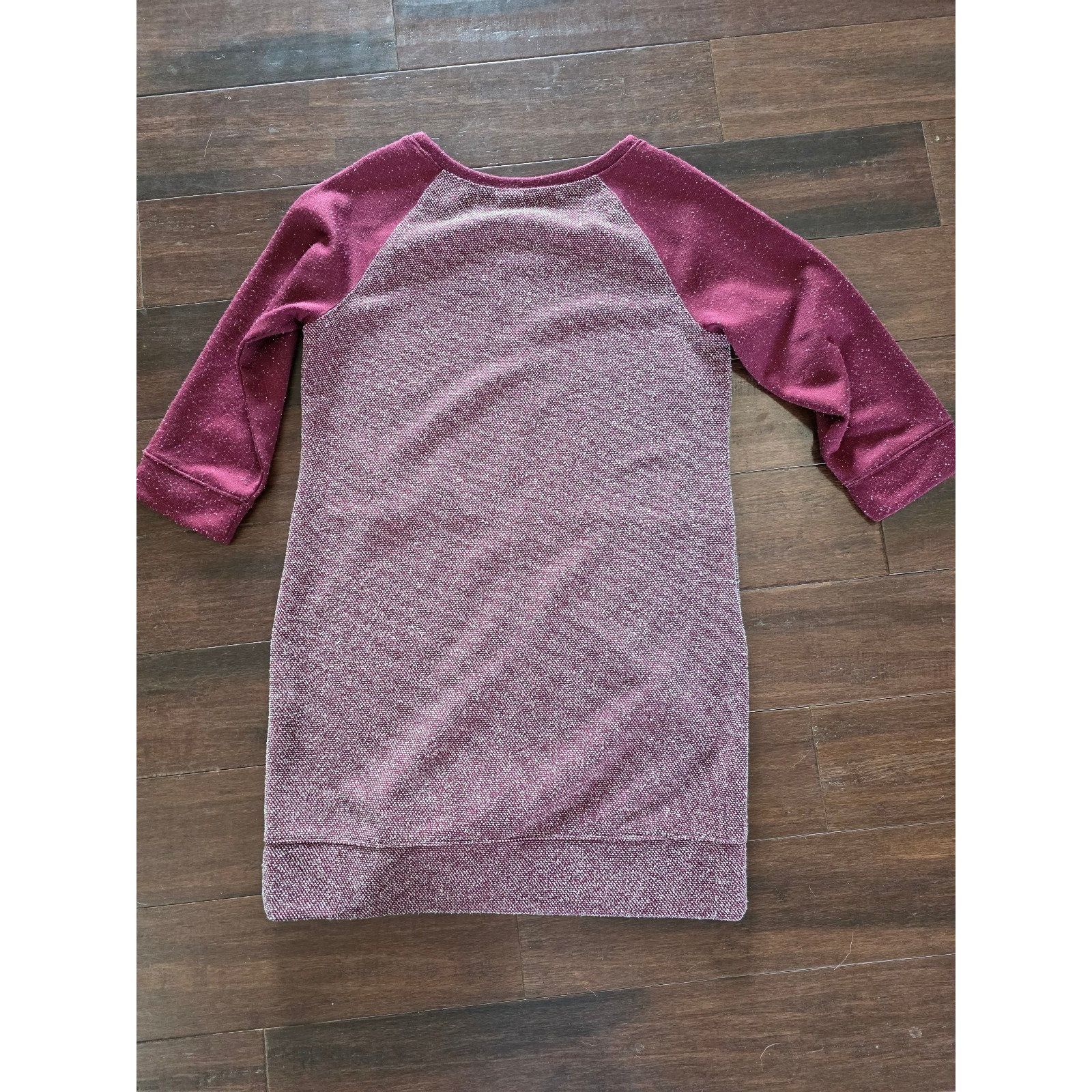 Other Women's Size Medium NY & C Maroon Sweater Dress Casual New Y Size M / US 6-8 / IT 42-44 - 5 Thumbnail